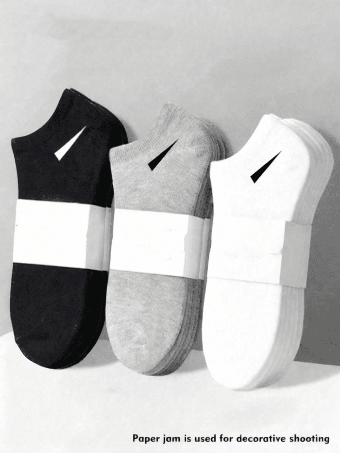 1/9/10/15 Pairs Of Unisex Athletic Socks, Short Length, White/Black/Grey, Invisible Style, Simple And Plain Design, Suitable For Everyday Casual Wear.