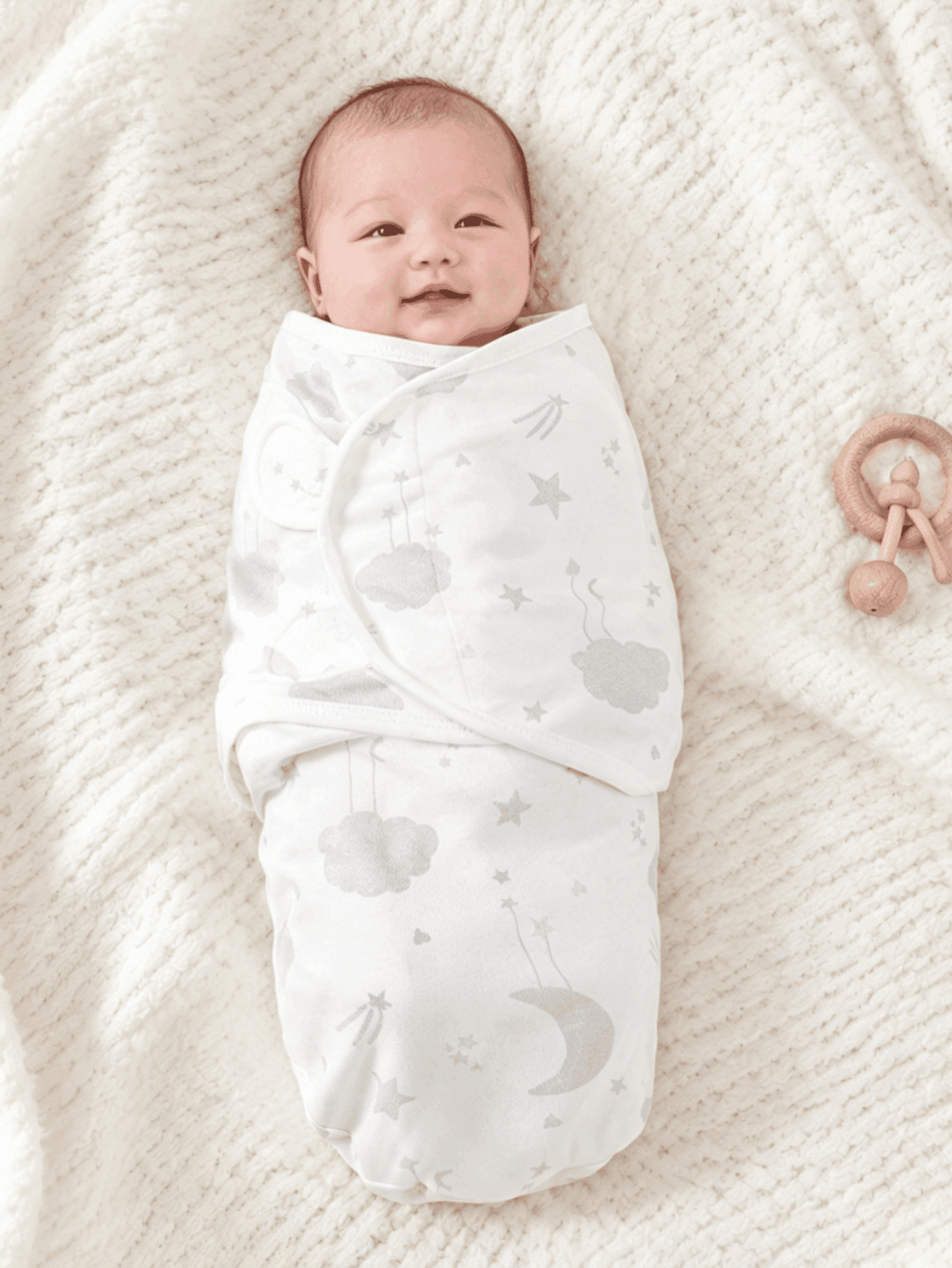 1pc Baby Swaddle Wrap, Newborn Swaddle Blanket, Delivery Room Swaddle, Newborn Receiving Blanket, Baby Swaddle Blanket | Adjustable Swaddle Set For Boys And Girls, Perfect Gift For Baby Boys And Girls