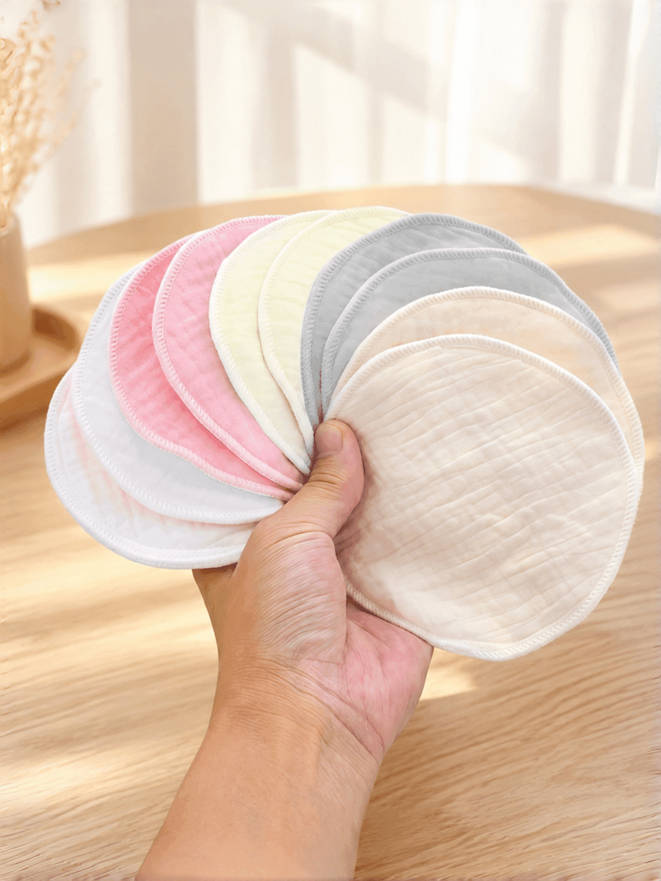 10-Pack Reusable Nursing Pads For Breastfeeding, Nursing Pads For Breastfeeding Moms