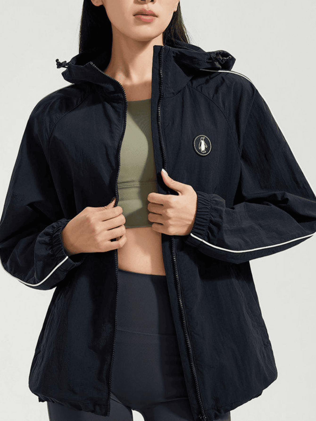 CAMEL CROWN Women's Outdoor Hooded Jacket, New Spring And Autumn Style, Lightweight, Comfortable, Stylish Mountaineering Jacket, Unisex Outerwear