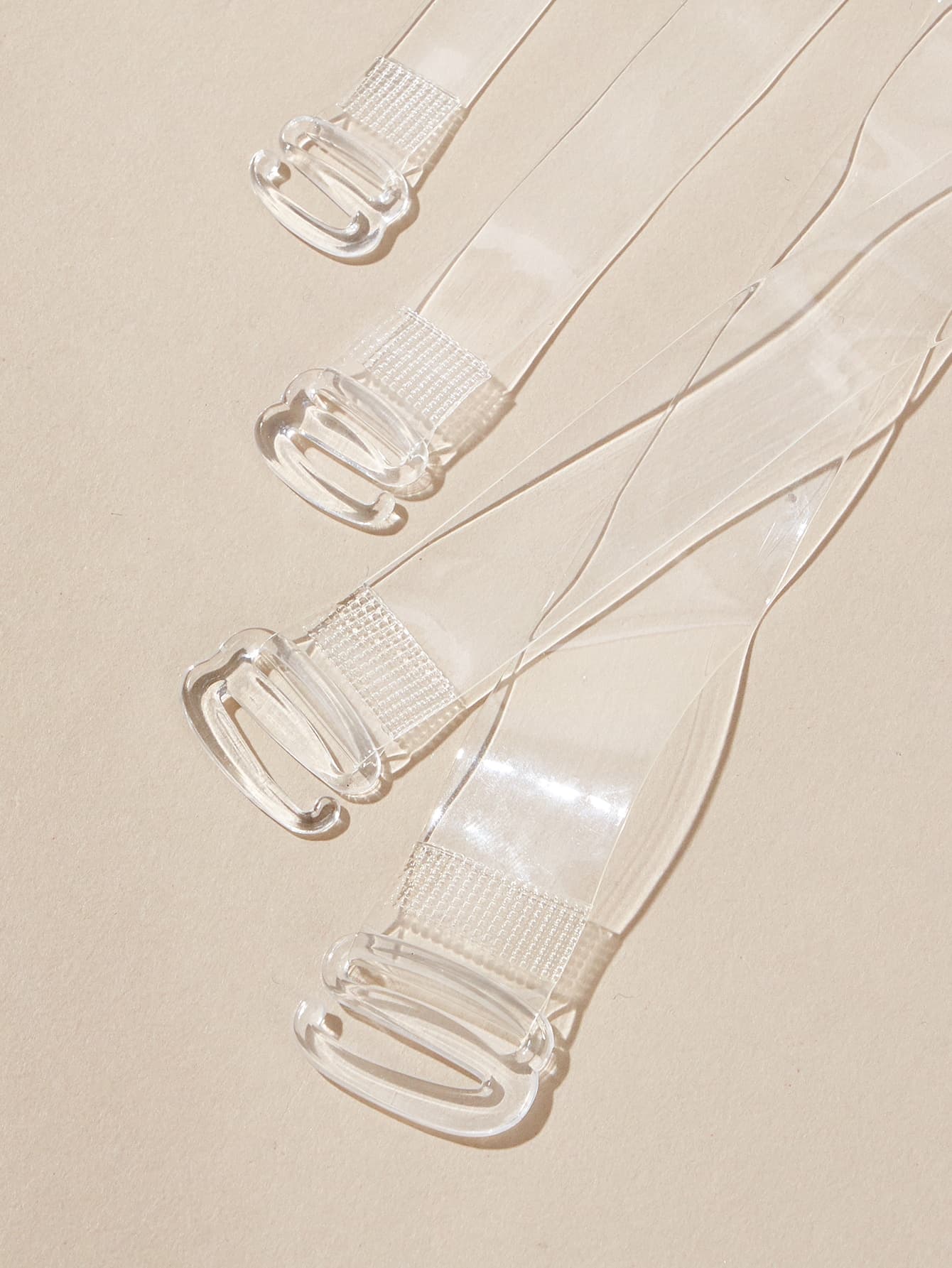 Clear Strap Transparent Invisible Bra Strap 2 Pcs Shoulder Straps Anti-Slip Sexy Strapless Bra Accessory , Suitable For Formal Dresses, Dates,