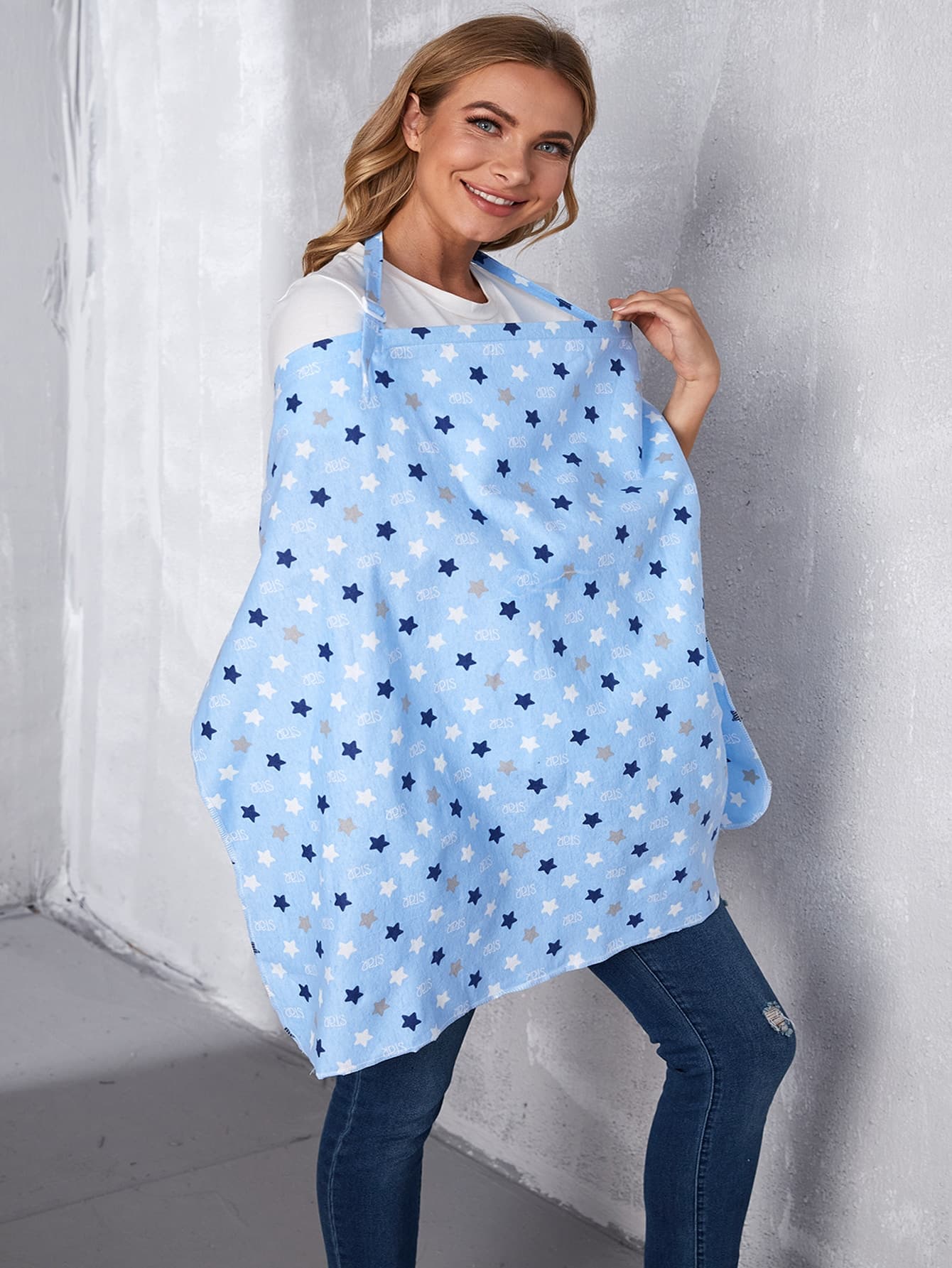 Star Print Nursing Cover