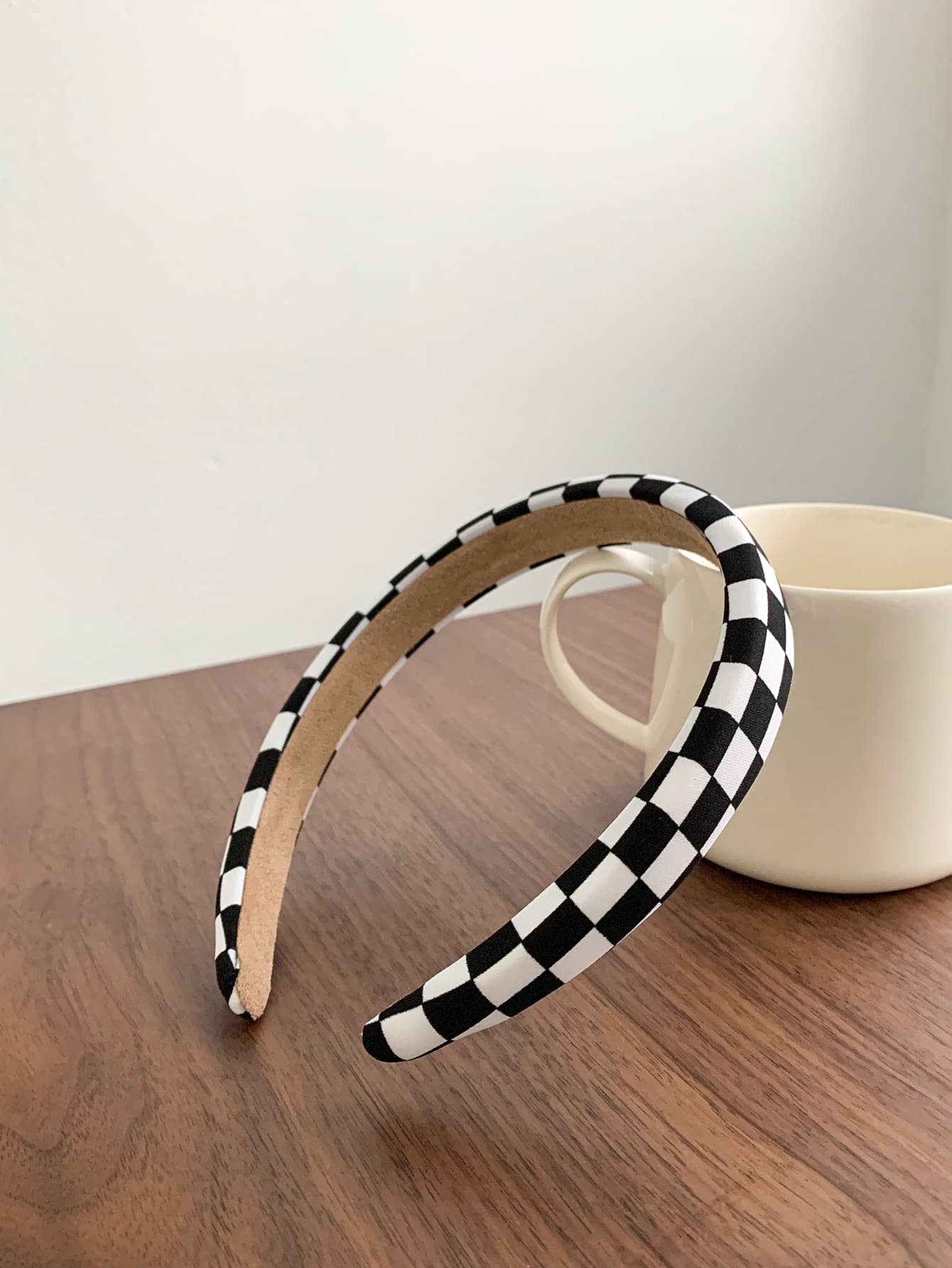 DAZY Plaid Pattern Headband Hairband Hair Hoop