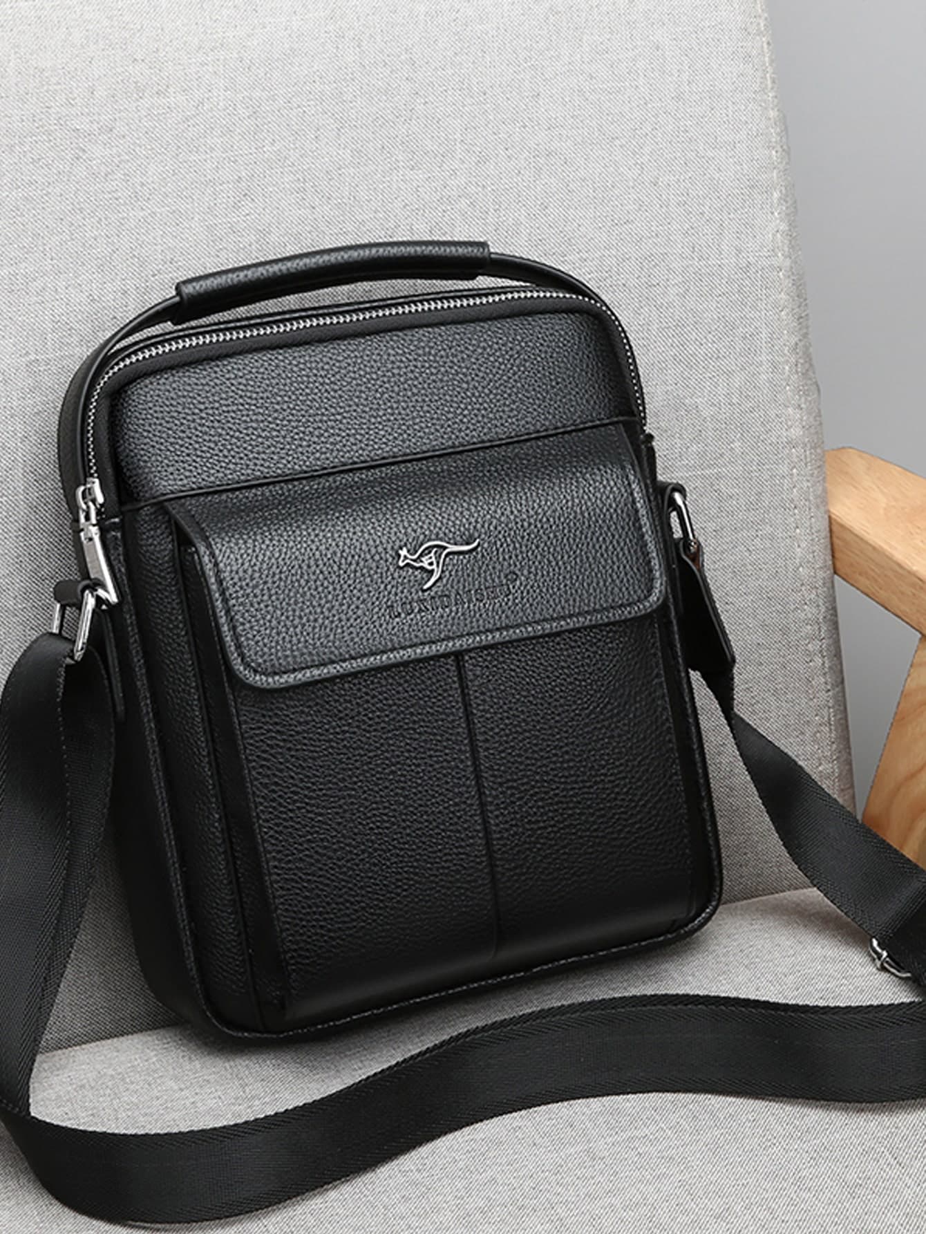 Fashionable And Casual Men's Diagonal Cross Bag, Multi-Layer Collection Wallet, Men's Bag, Shoulder Bag, Versatile Festival , Vintage , Work Bag, Work Bag, Easter ,Fathers Day Gift ,City Bag