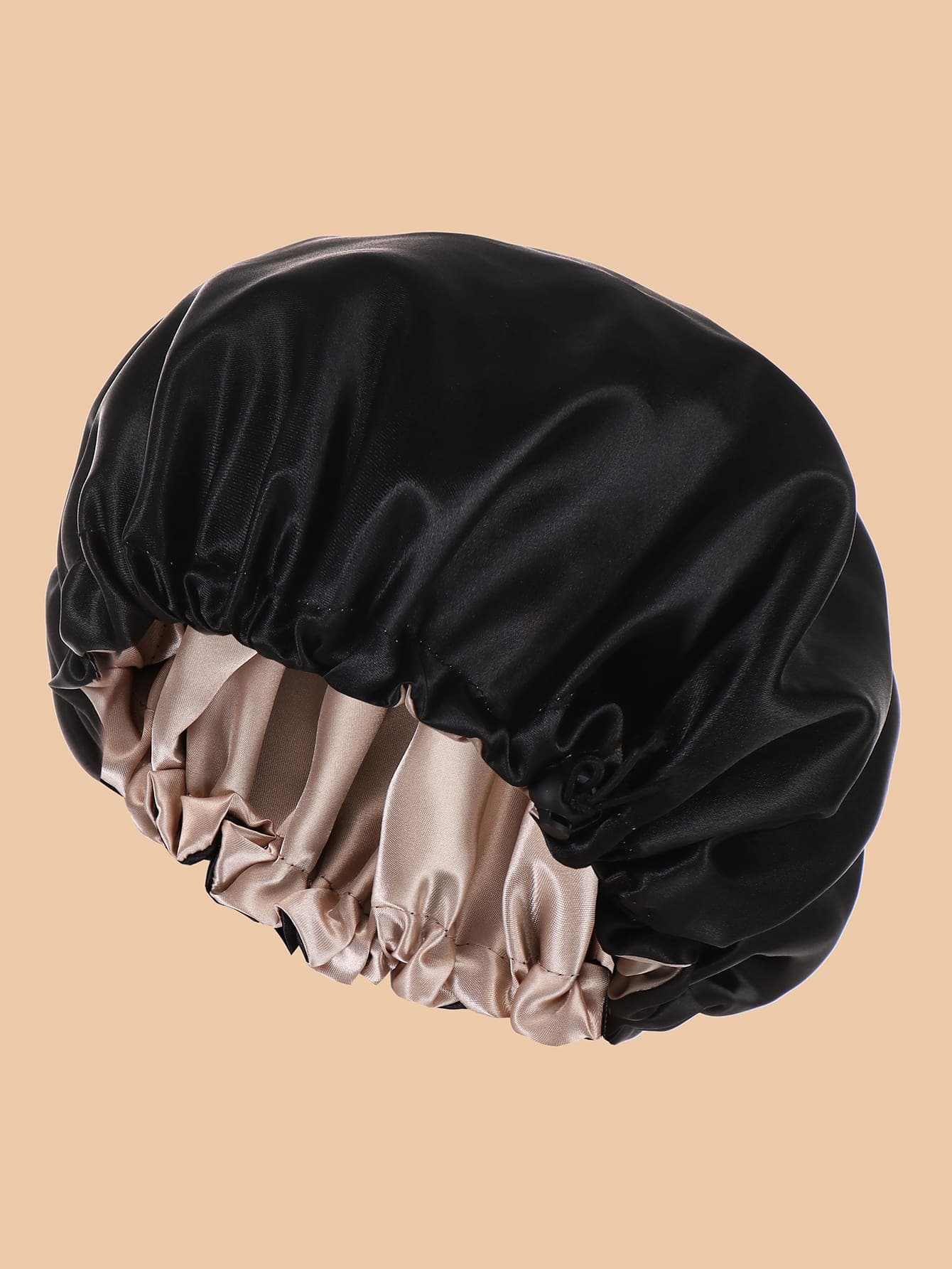 1pc Elastic Beanie Hat Silk Bonnet Satin Bonnet Sleep Bonnet