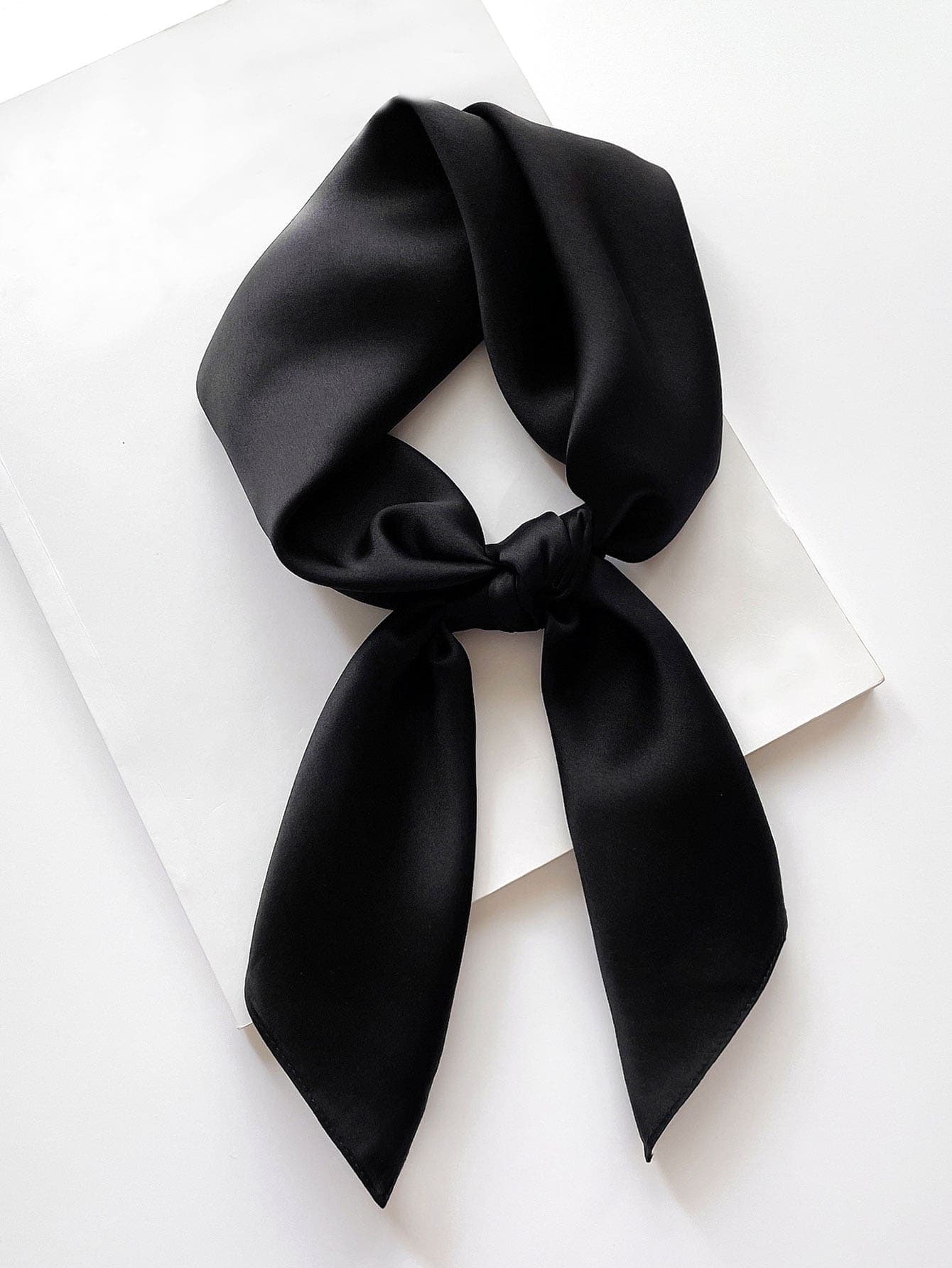 1pc Women's Solid Color Square Scarf Multifunctional Scarf For Headband, Waistband, Handbag Strap Bandana, Beach, Holiday