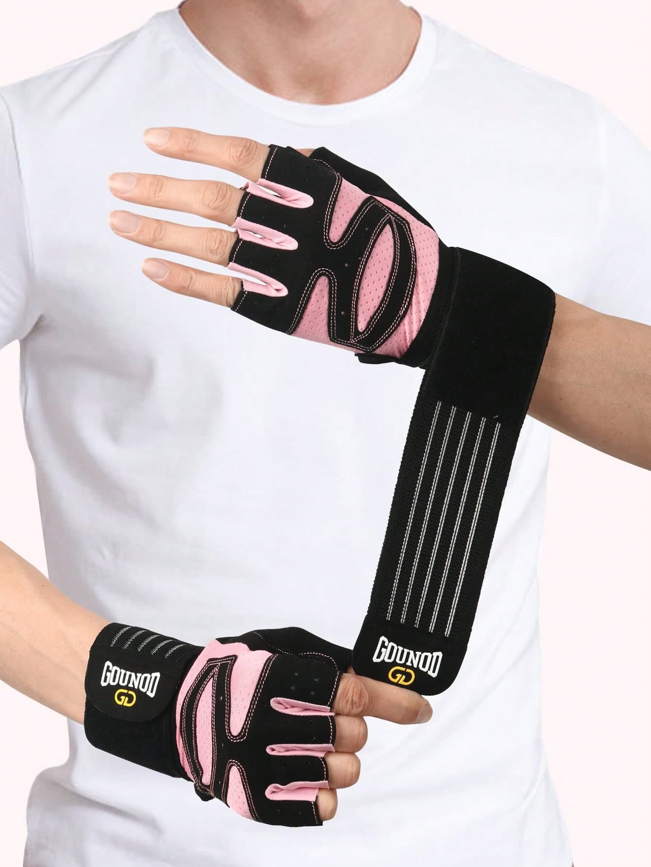 GOUNOD Workout Gloves For Men And Women, Weight Lifting Gloves With Excellent Grip, Lightweight Gym Gloves For Weightlifting, Cycling, Exercise, Training, Pull Ups, Fitness, Climbing And Rowing
