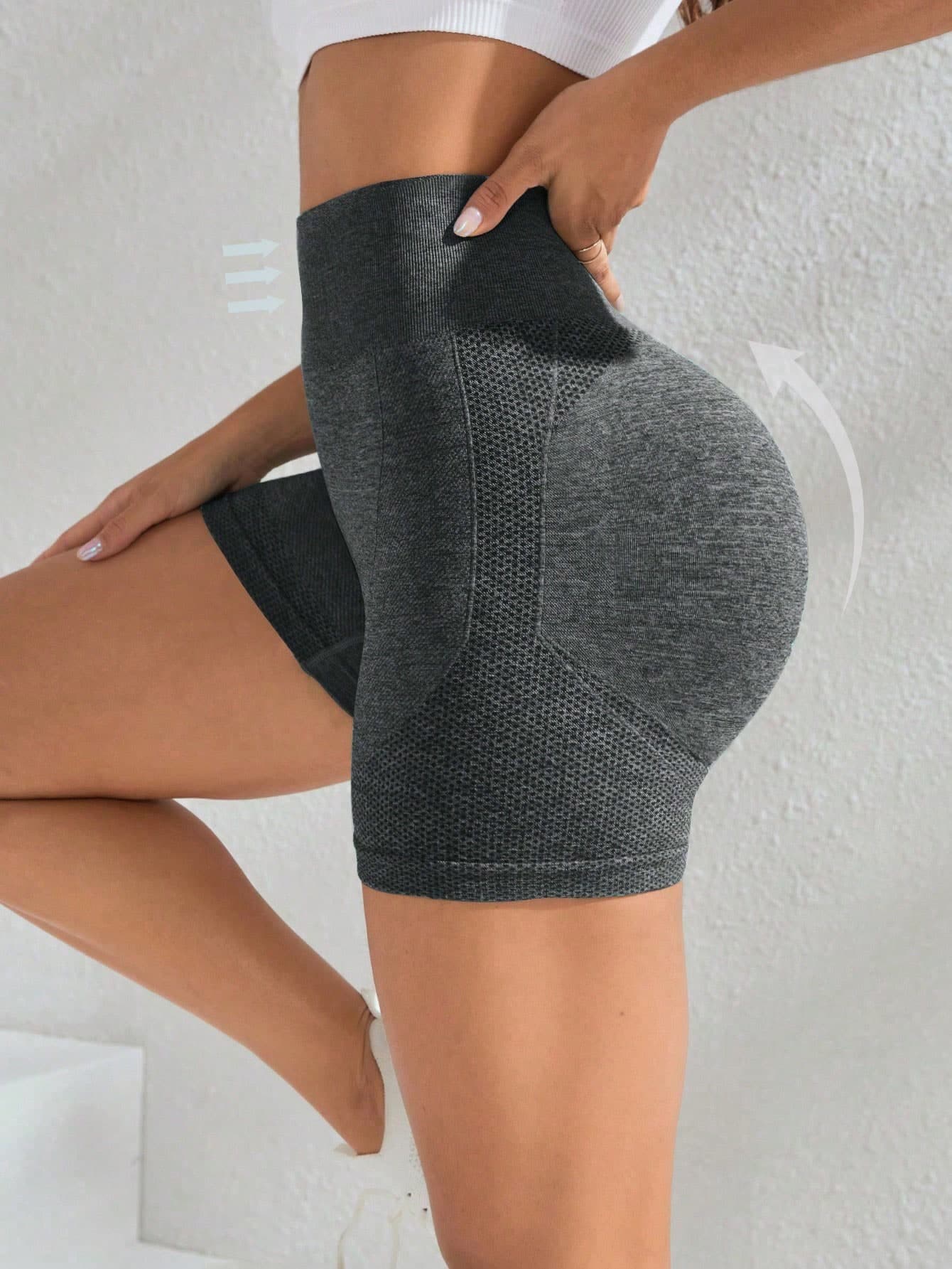 Powerista Wide Waistband Sports Shorts Stretchy ShortsWomen Sweat Short, Gym Short, Biker Short