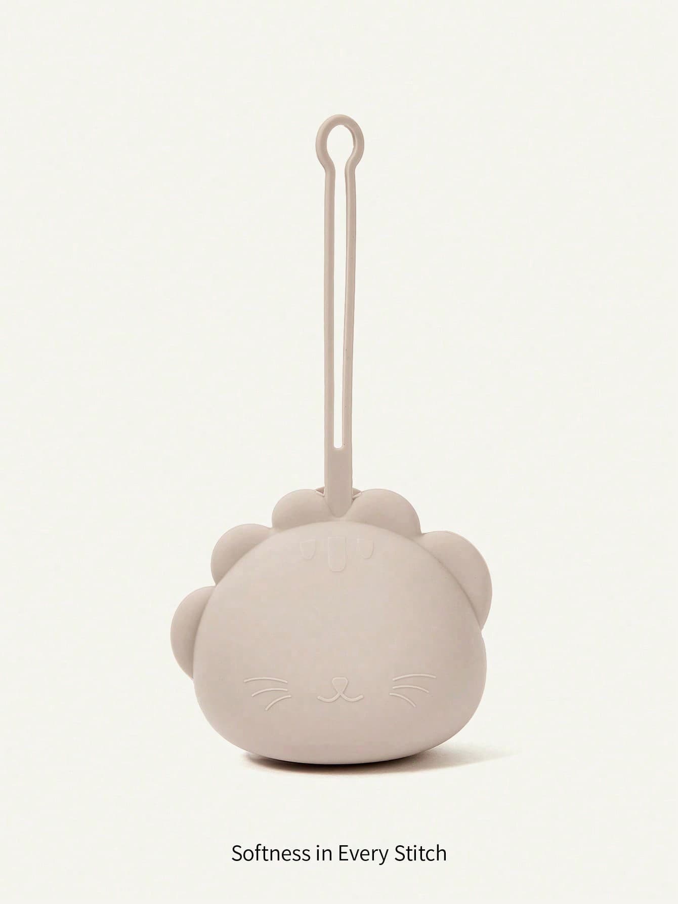 Cozy Pixies 1pc Portable Silicone Pacifier Storage Box With Dustproof And Anti-fall Function