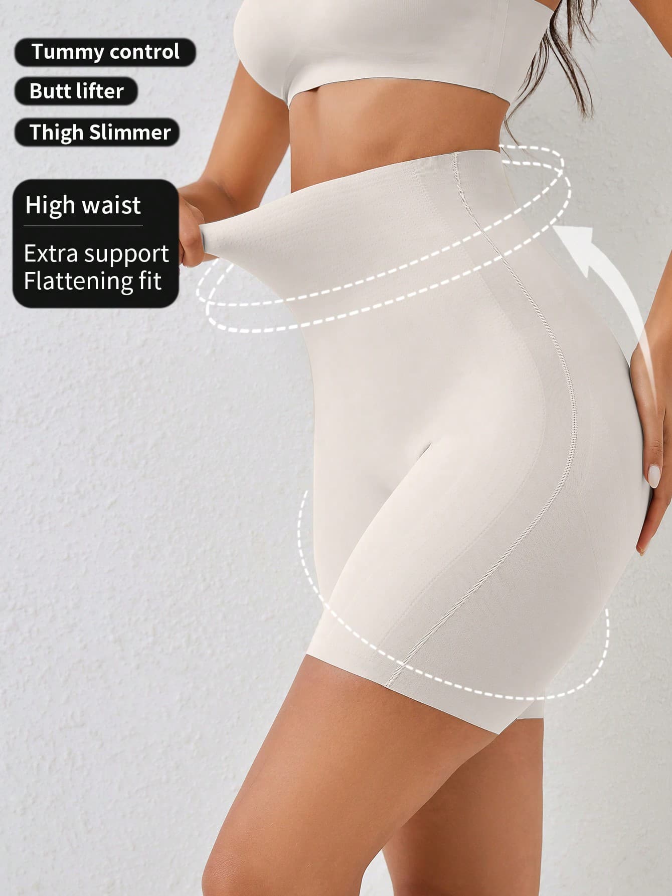 SHEIN High Waist Tummy Control Butt-Lift Shapewear Shorts