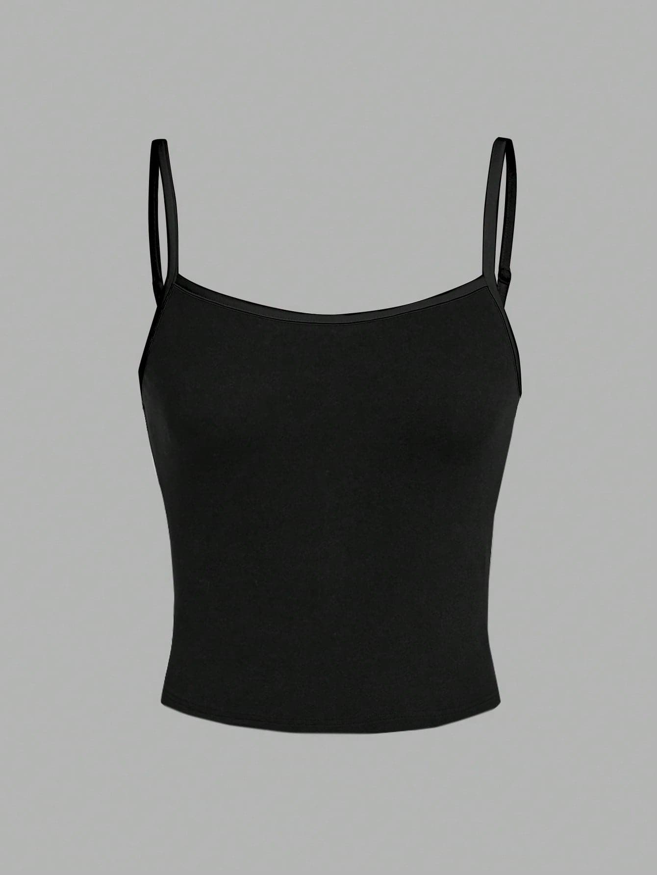 SHEIN Girlism Tween Girl Casual Simple Comfortable Versatile Solid Color Camisole Tank Top