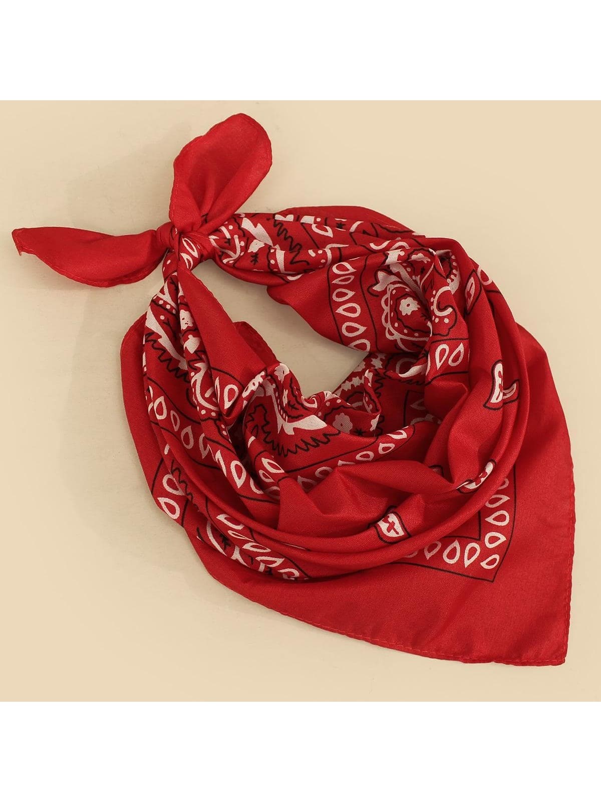 1pc Women Paisley Pattern Fashionable Bandana For Dress Decoration Women Head Wrap,Western Style Accessories