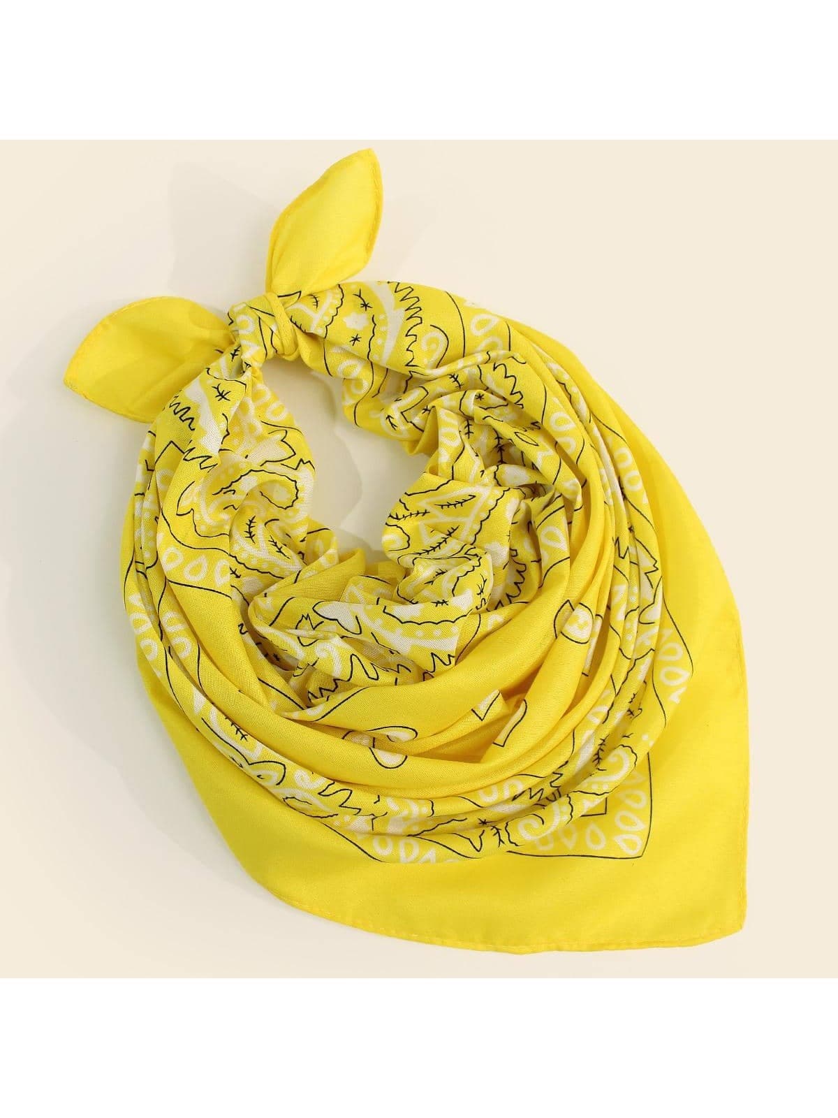 1pc Women Paisley Pattern Fashion Bandana For Daily Life
