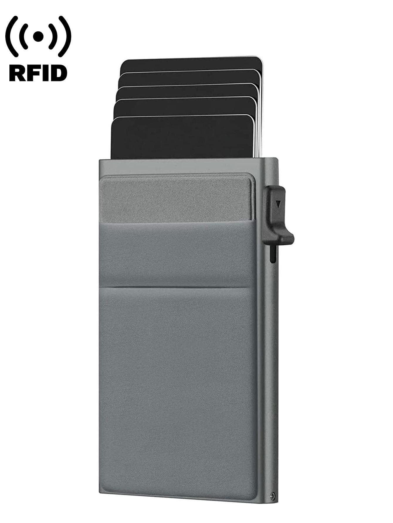 Aluminum Alloy Anti-Theft /Bank Case Wallet And Women Birthday Valentine's Day Father's Day Gifts Travel Back To School Card Holder Card Holder Wallet Business Card Holder Credit Card Holder For Men Mini Wallet Card Wallet Rfid Wallet