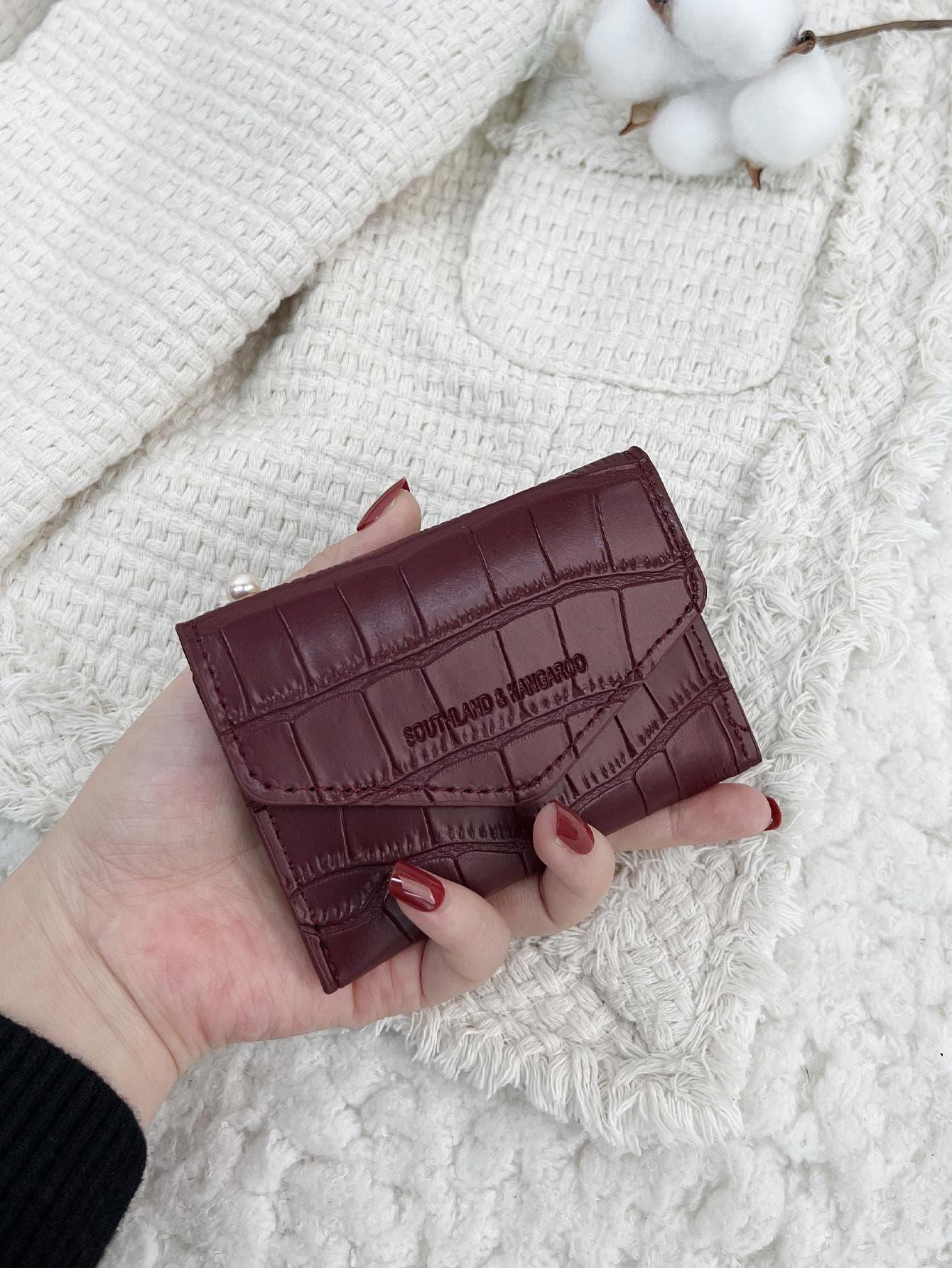 DAZY Pressed Detail Cardholder Wallet Lightweight Portable Card ID Card White-Collar Workers For Female For Holiday For Anniversary For Birthday Gift Gift Accessories Gift Card Holder Card Holder Wallet Business Card Holder Credit Card Holder Card Holder Women For Women Mini Wallet Card Wallet