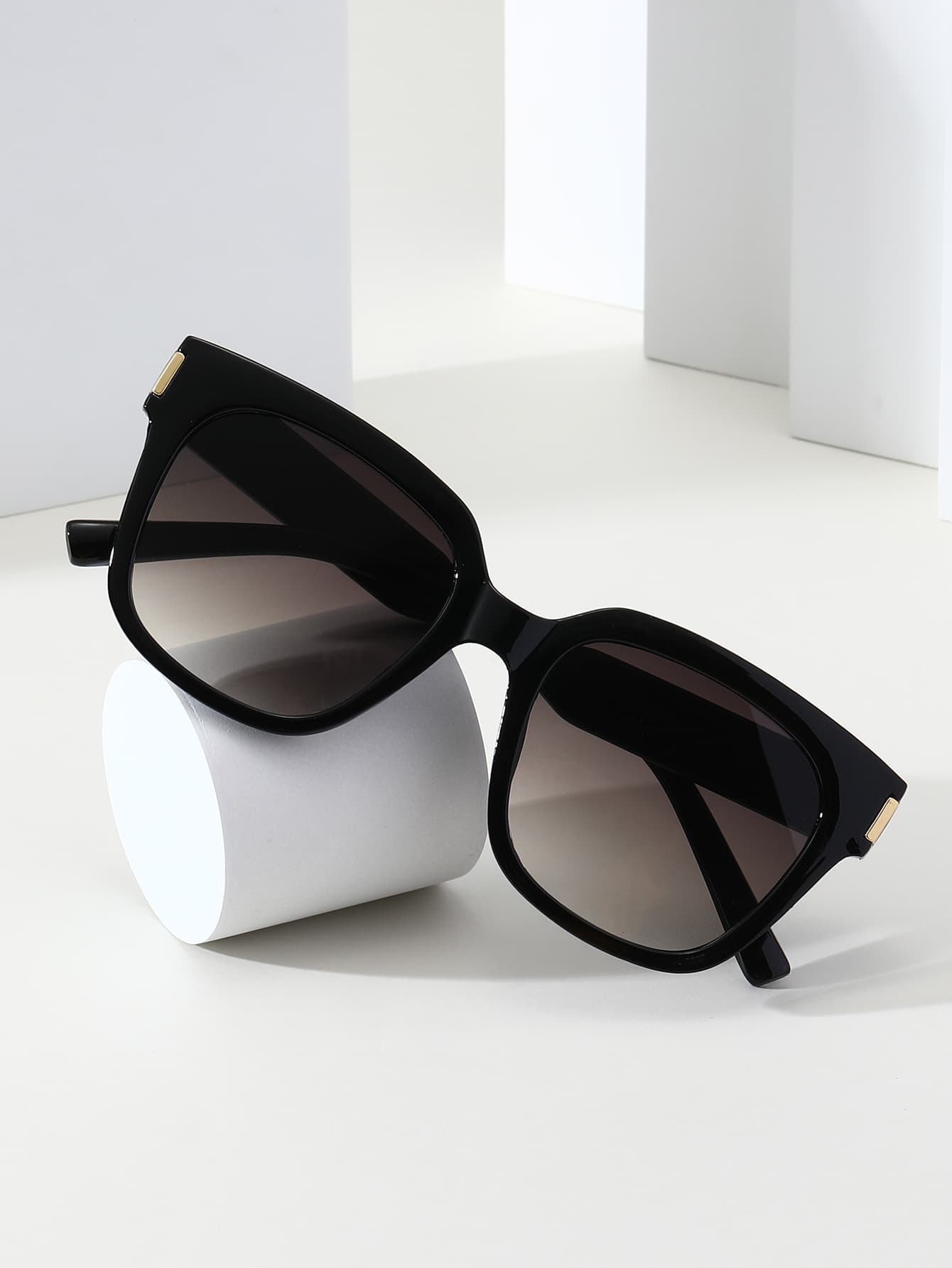 Versatile Square Fashion Glasses For Women, Minimalist Design For Outdoor Activities For Summer Beach Vacation,Outdoor,Travel Shades Casual Style Oversized Square Frame For Going Out Outfit,Back To School