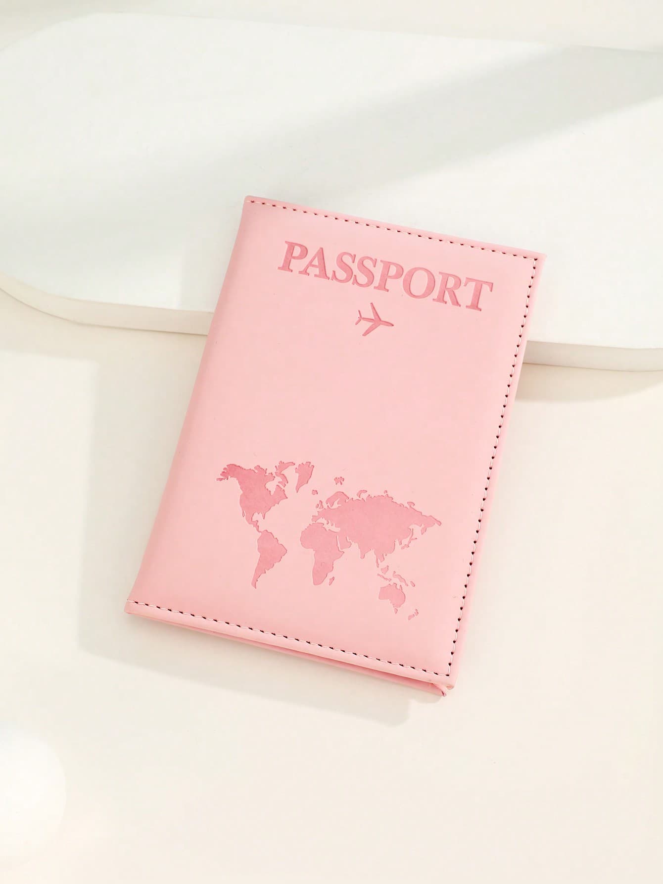 1pc Matte Finish Pu Material Travel Passport Cover Travel Essentials Portable Lightweight Stylish For Home For Outdoor Daily Use Summer
