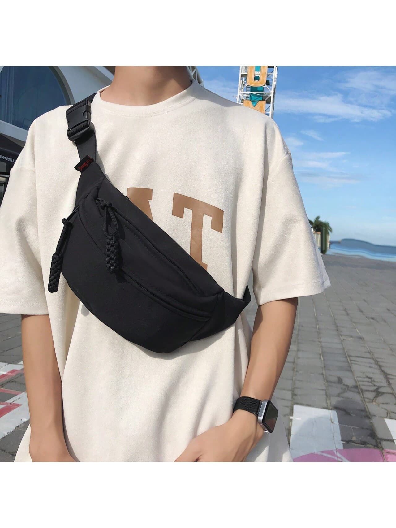 Men's And Women's Shoulder Bag Crossbody Bag Sling Backpack Hiking Waist Bag Multifunctional Crossbody Bag Mini Shoulder Bag Small Crossbody Bag Fashion Waterproof Phone Chest Bag Fashion Large Capacity Black Crossbody Chest Nylon Waist Bag Casual Waist Bag Suitable For Hiking And Outdoor Climbing Adjustable Shoulder Strap Sports Travel Multifunctional Waist Bag Waist Bag Laptop Thanksgiving Holiday Bag Messenger Bag Rider Bag Black Bag Gift Student Multifunctional Portable Vacation Side Bag Wanderer Bag Travel Essentials Back To School Summer Bag Spring Break Men's Bag School Supplies Gym Bag Men's Wallet Side Pocket