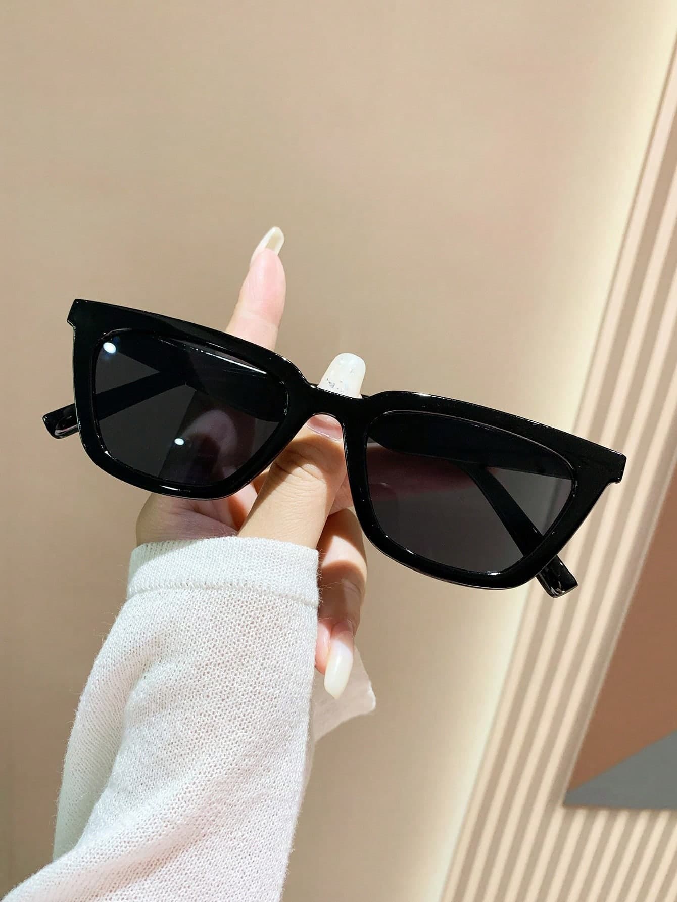 1/2/3/4 Pairs Women's Casual Minimalist Cat Eye Fashion Glasses, Suitable For Fishing, Vacation, Sports, Travel, Streetwear, Driving, Beach