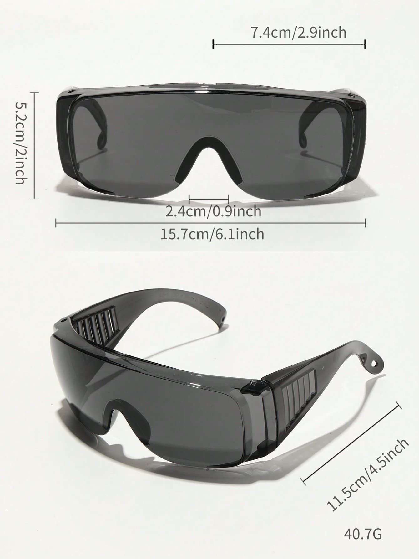 POLASUP 1pc Polycarbonate Explosion-Proof Anti-Impact Protective Eyewear Transparent Eye Shield Transparent Ski Goggles Black Frame Infrared Protection Glasses Engraving Machine Protection Purple Protective Glasses Green Blue Yellow Pink Plum Red Green Protective Eye Shield Suitable For Construction Site Students And Research Lab Laboratory Desert Windproof Sandproof Spraying Protection Glasses Liquid Splash Protection Onion Cutting Eye Shield