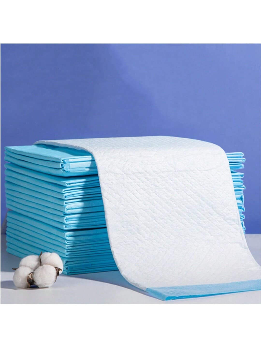 60 X 90 Cm Adult Disposable Incontinence Bed Pads, 10pcs/Pack, High Absorbency Nursing Pads For Postpartum Women, Waterproof Changing Pads, Premium Medical Cotton Mats