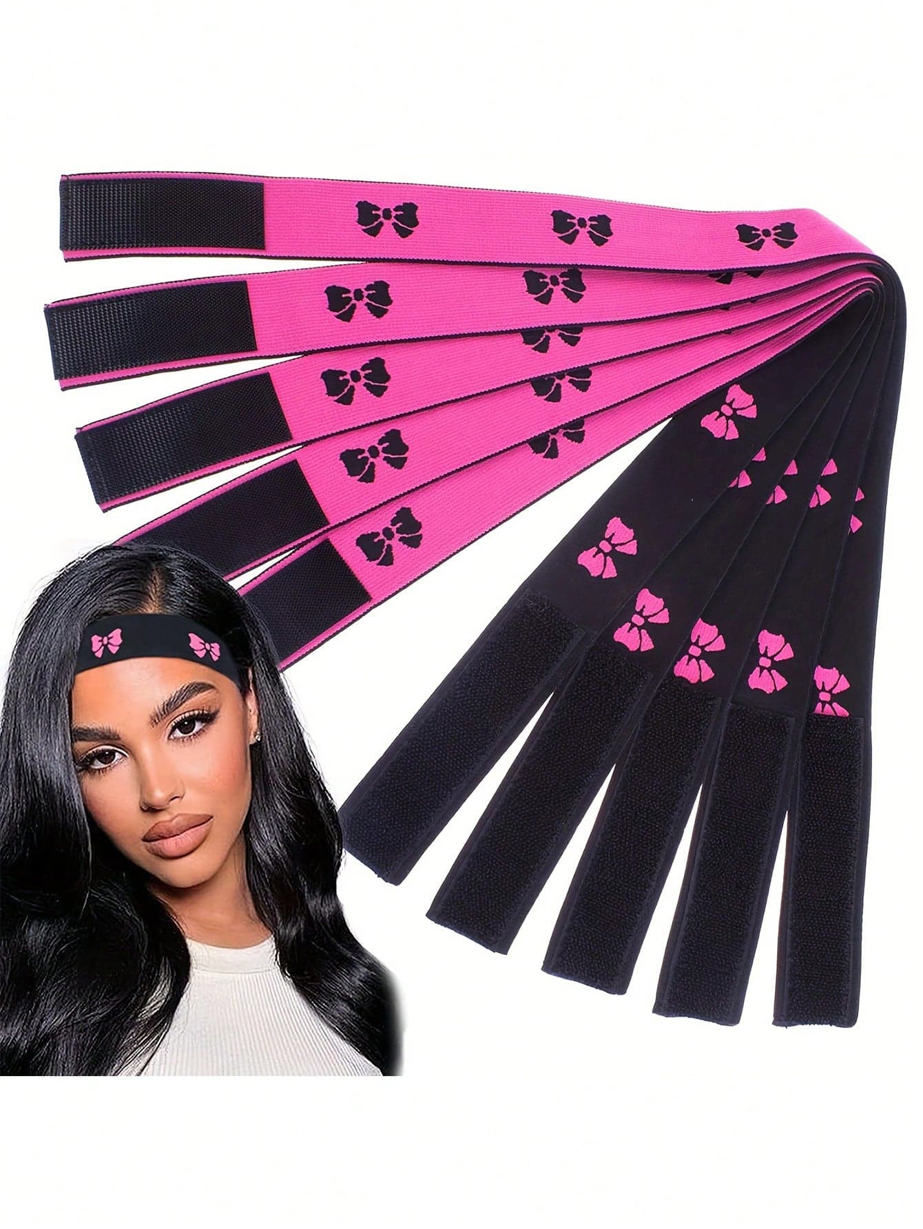 1pc Lace Fusion Headband,Elastic Wig Edge Band,Lace Frontal Fusion Band,Women's Hairline Fixing Band,Hair Accessories