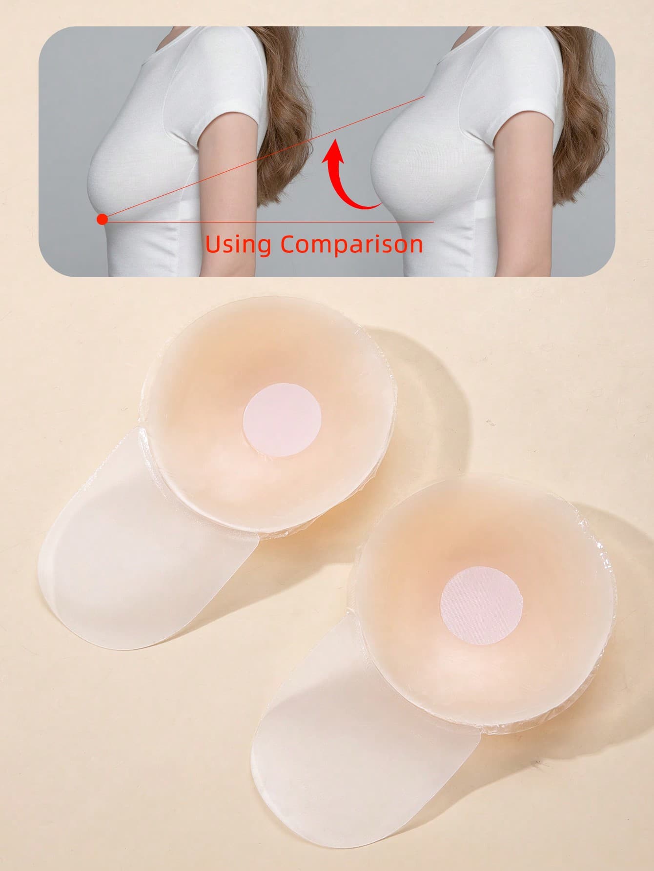 2pcs Reusable Washable Silicone Nipple Cover Pasties For Women