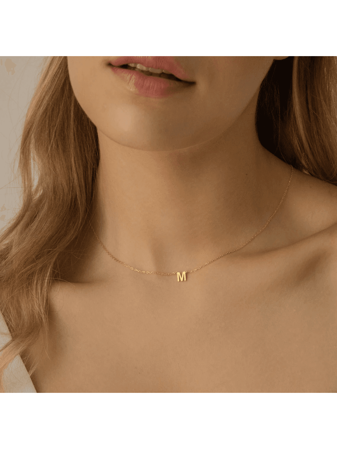 2024 Women's Stainless Steel Letter Necklace, A-Z Initial Pendant Necklace, Fashion Jewelry, Exquisite Gift