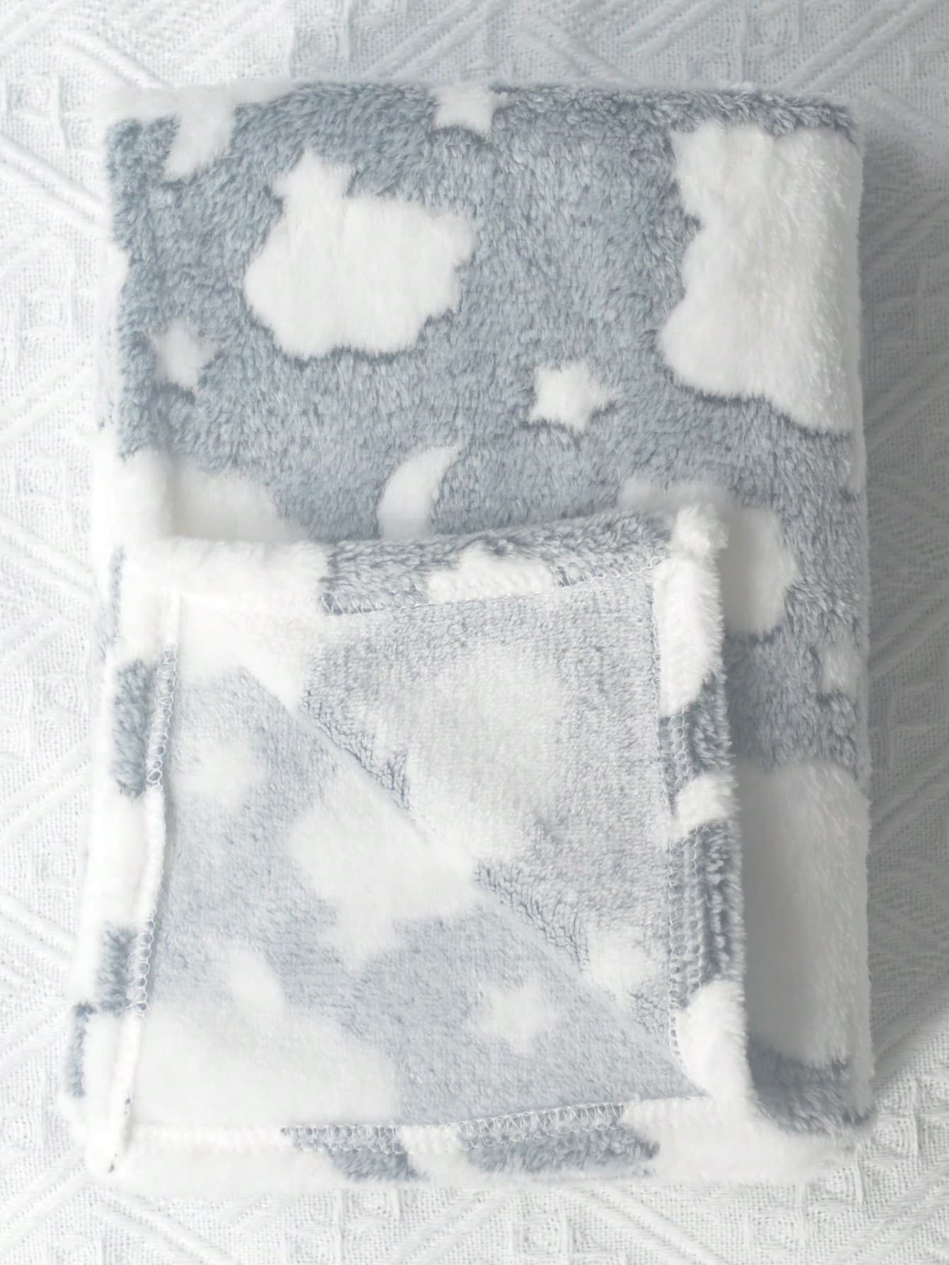 1pc Children's Blanket, Nebula Pattern, Soft And Warm, Suitable For Baby Boys And Baby Girls, Comfortable And Snug, Can Be Used As A Baby Swaddle, Also Suitable For Strollers.