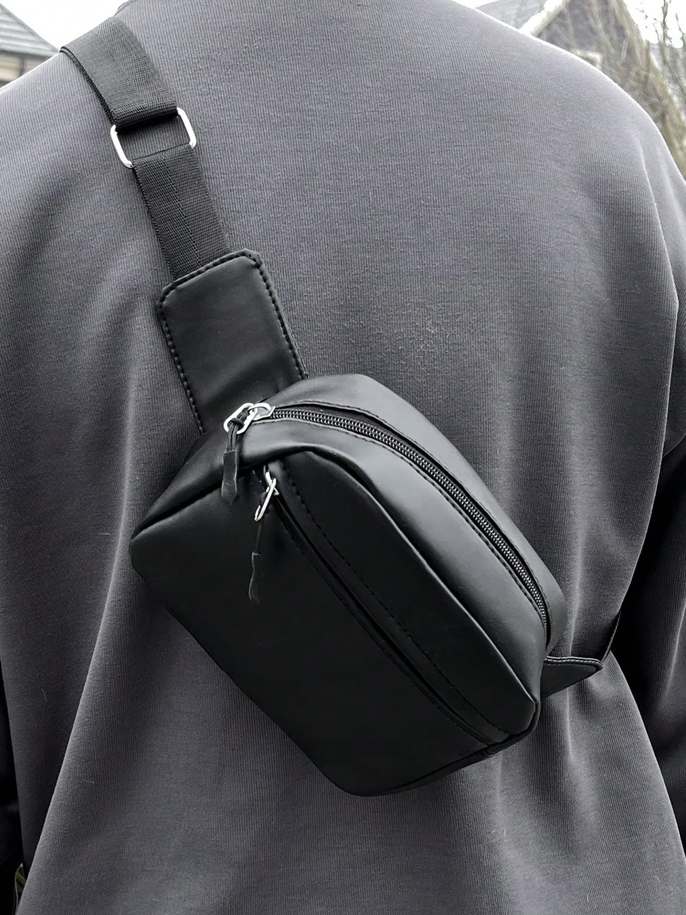 Minimalist Versatile Men Chest Bag, Multifunctional Shoulder Crossbody Waist Bag, Fresh Mini Phone Bag, Fashionable Fanny Sling Commute Practical Belt Bag Shoulder Bag Black Bag Large Capacity Outdoor Vacation Hip Bag Travel Gifts Bag Travel Essentials Holiday Essentials Fanny Pack Bags Summer Back To School Summer Bag Spring Break Bag Pack School Supplies Purse Side Bags Sling Bag Belts New Life Items For Students Men Essentials Graduation Small Bag Body Bag Pouch Belt Bag For Men Festival, Thigh Bag, Camping, Easter, Camping, Hiking Bag