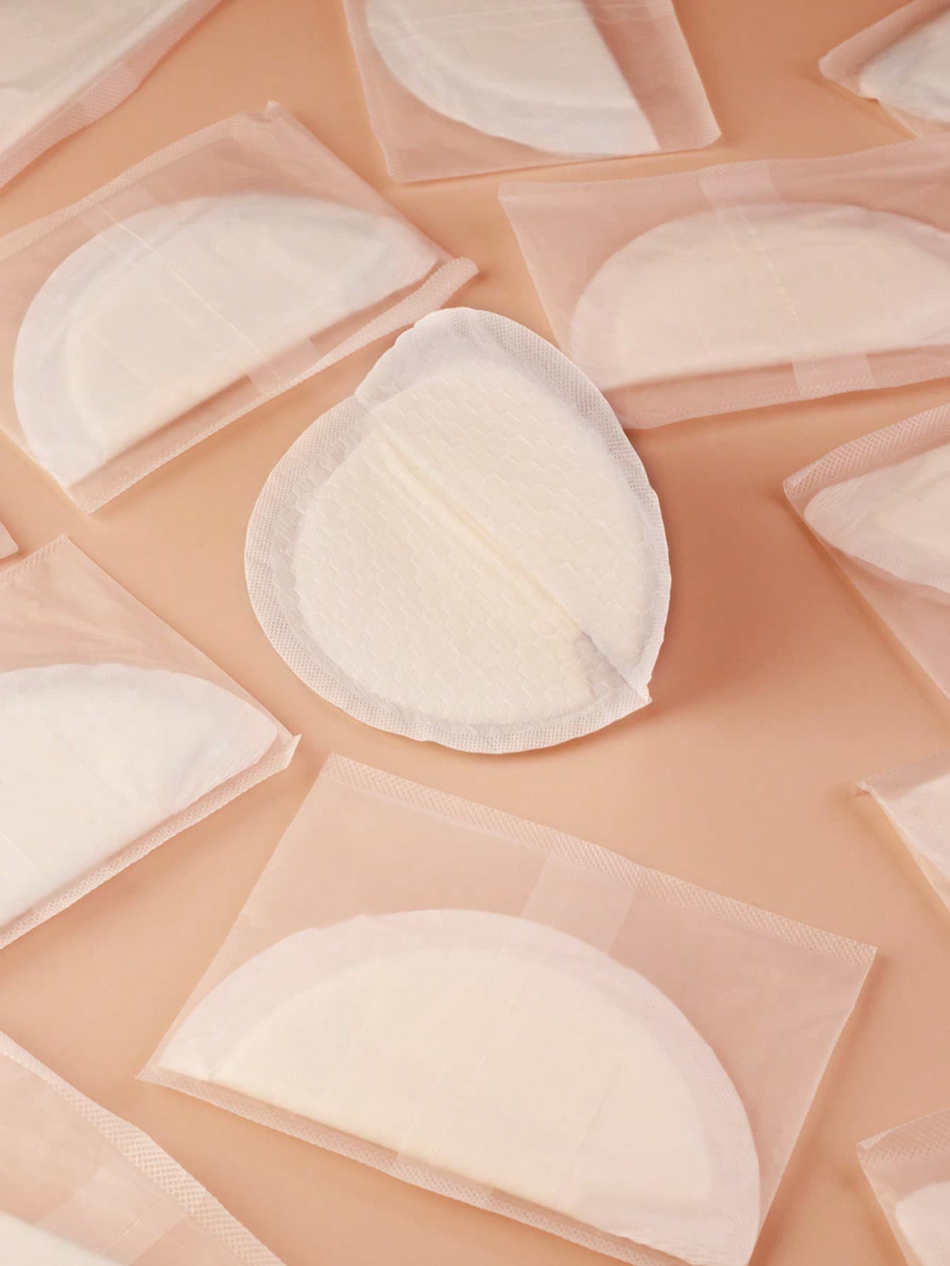 100pcs Breathable Nursing Pad, Soft Stay Dry Milk Pad For Breastfeeding, Ultra Thin Nursing Pad, Single Pack And Clean For Postpartum Moms