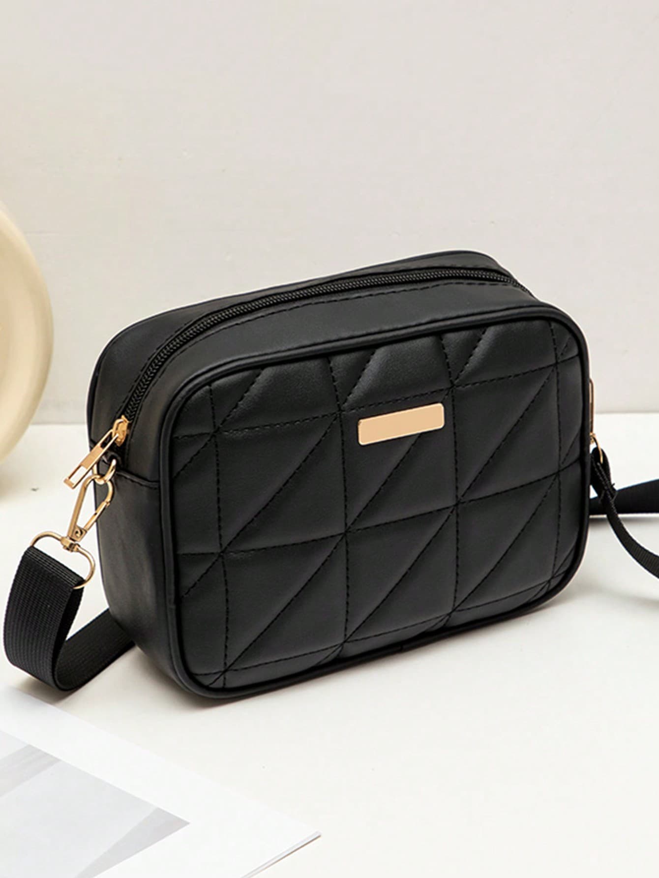 Embroidered Crossbody Bag, Fashionable Mini Shoulder Bag, Women's Zipper Square Wallet, Suitable For Women, Girls, Moms, Students, Holiday Gifts, Vacation, Travel, Gifts