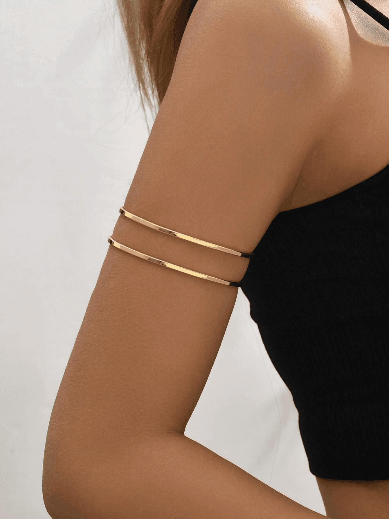 One Creative Cut-Out Design Open Cuff Bracelet, Suitable For Summer Parties, Dancing, Weddings