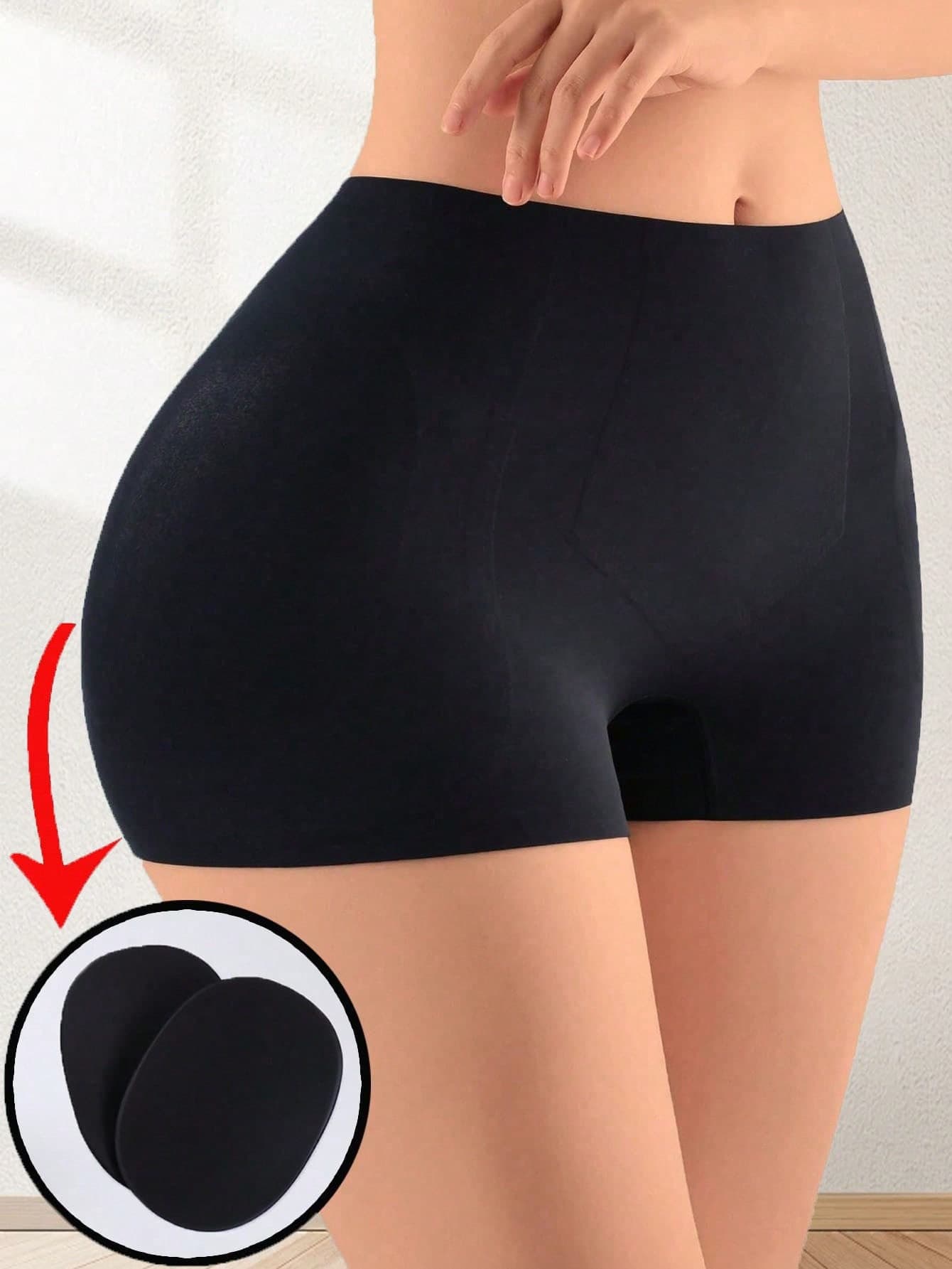 Seamless Thin Hip-Enhancing Tummy Control Panties With Fake Buttocks And Hips, Shapewear Underwear