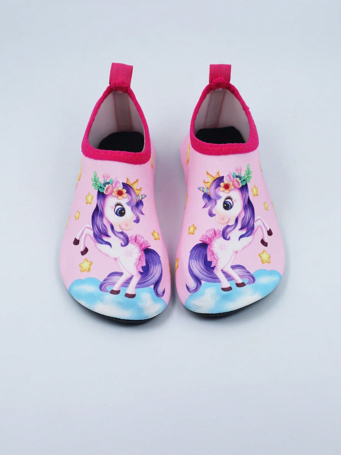 Girls' Water Shoes, Paired With Lightweight Indoor Socks And Soft-Sole Barefoot Sneakers - Designed For Active Children. Girls' Water Shoes, Unicorn Pattern, Ultra-Light Anti-Slip Anti-Cut, Suitable For Beach Play, Quick-Drying, 1 Pair Children Summer Water Shoes Outdoor Water Sports Yoga Shoes Cartoon Anti-Slip Breathable Beach Shoes Training Shoes