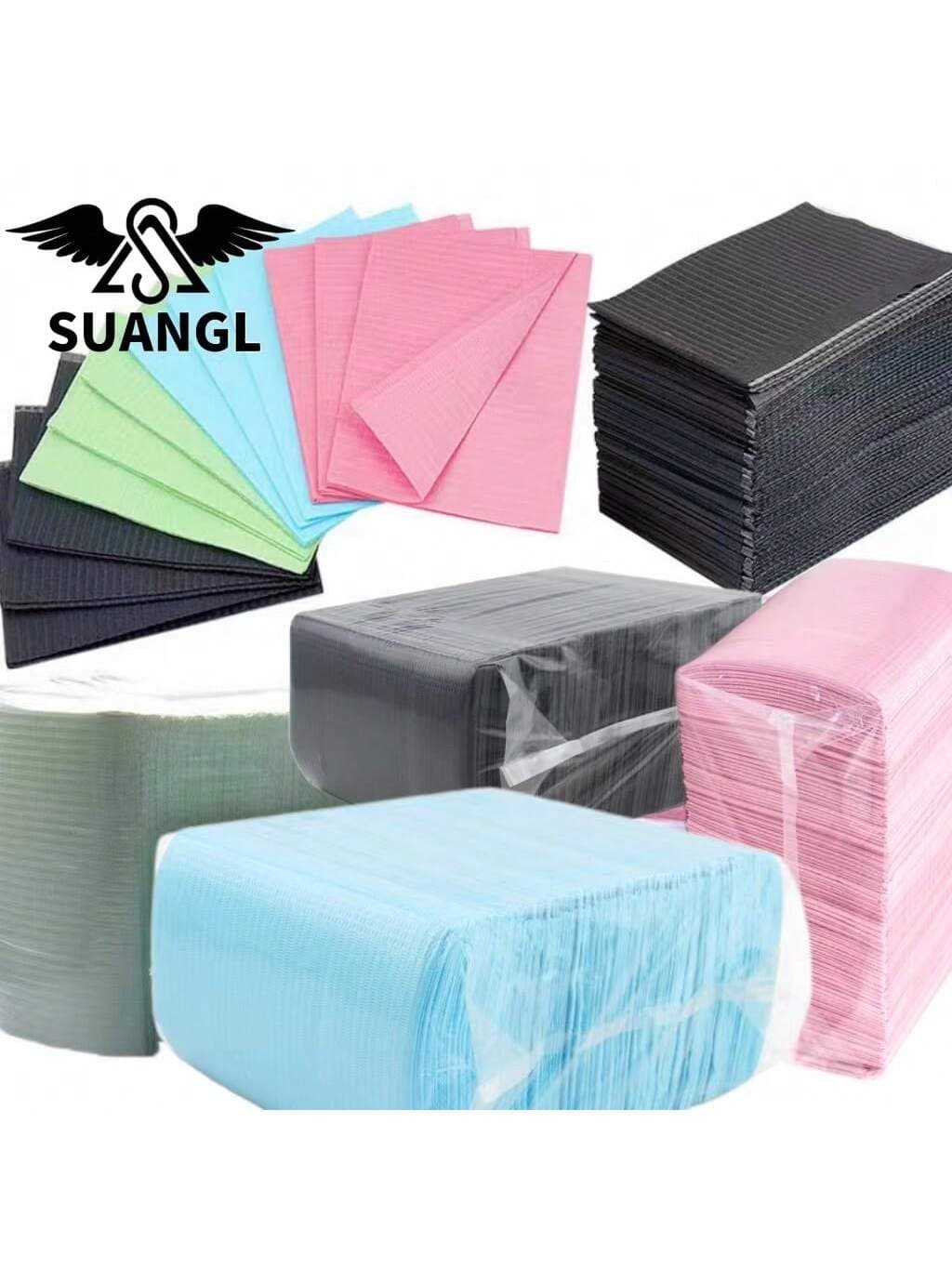 250pcs Waterproof Disposable Dental & Tattoo Bibs: Multi-Use Hygiene Sheets For Healthcare & Beauty ,Disposable Tattoo Table Cleaning Cloth Pad, Dental Piercing Bibs, Waterproof Disposable Tattoo Table Mats, Dental Tattoo Accessories