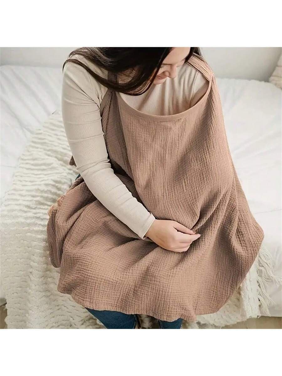 1pc Breathable Breastfeeding Cover With Adjustable Strap, Privacy Nursing Cloth