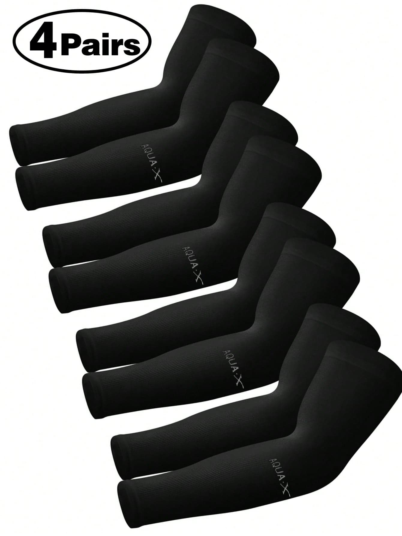 4Pairs Sun Protection Cooling Arm Sleeves Compression - Cover Up - Sun Sleeves For Men Youth,School Halloween Accessories Winter Gloves Sleeves Cover Arms