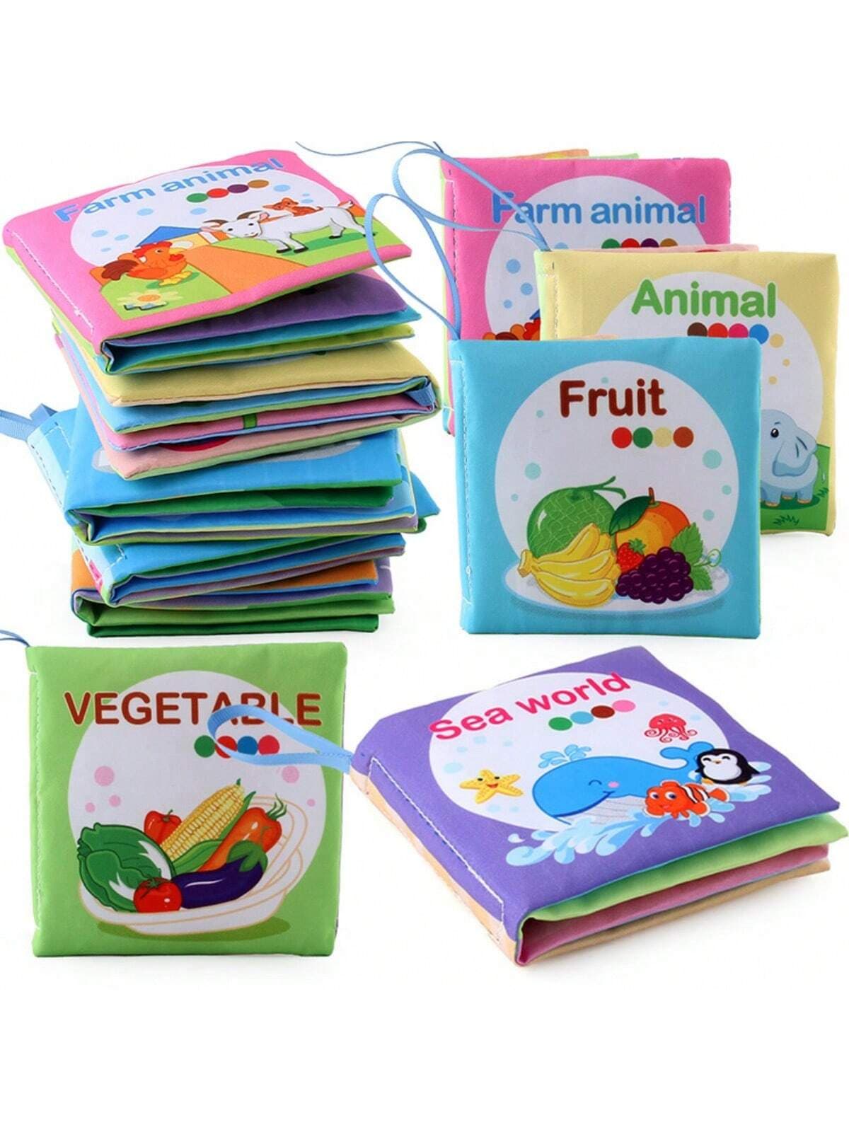 MINKOJA Enlightenment Early Education Baby Cloth Book English Animal Transportation Cognitive Books Baby Cloth Book Baby Book,Baby Books,Baby Toys,Baby Stocking Stuffers,Tractor Toys,Bath Books,Baby Toys,Baby Book,Baby Books,Baby Toys,Baby Books,Baby Toy
