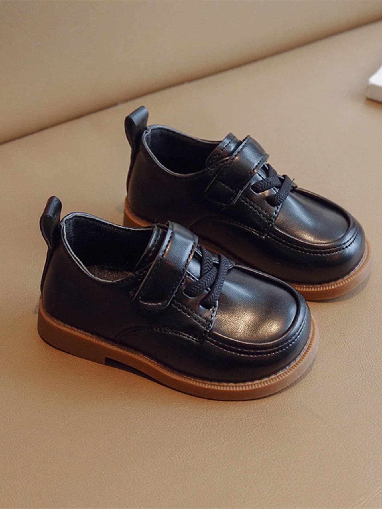 Baby Shoes Autumn Spring Boy Toddler Shoes Soft Bottom Imitation Leather Shoes Kids Sneakers