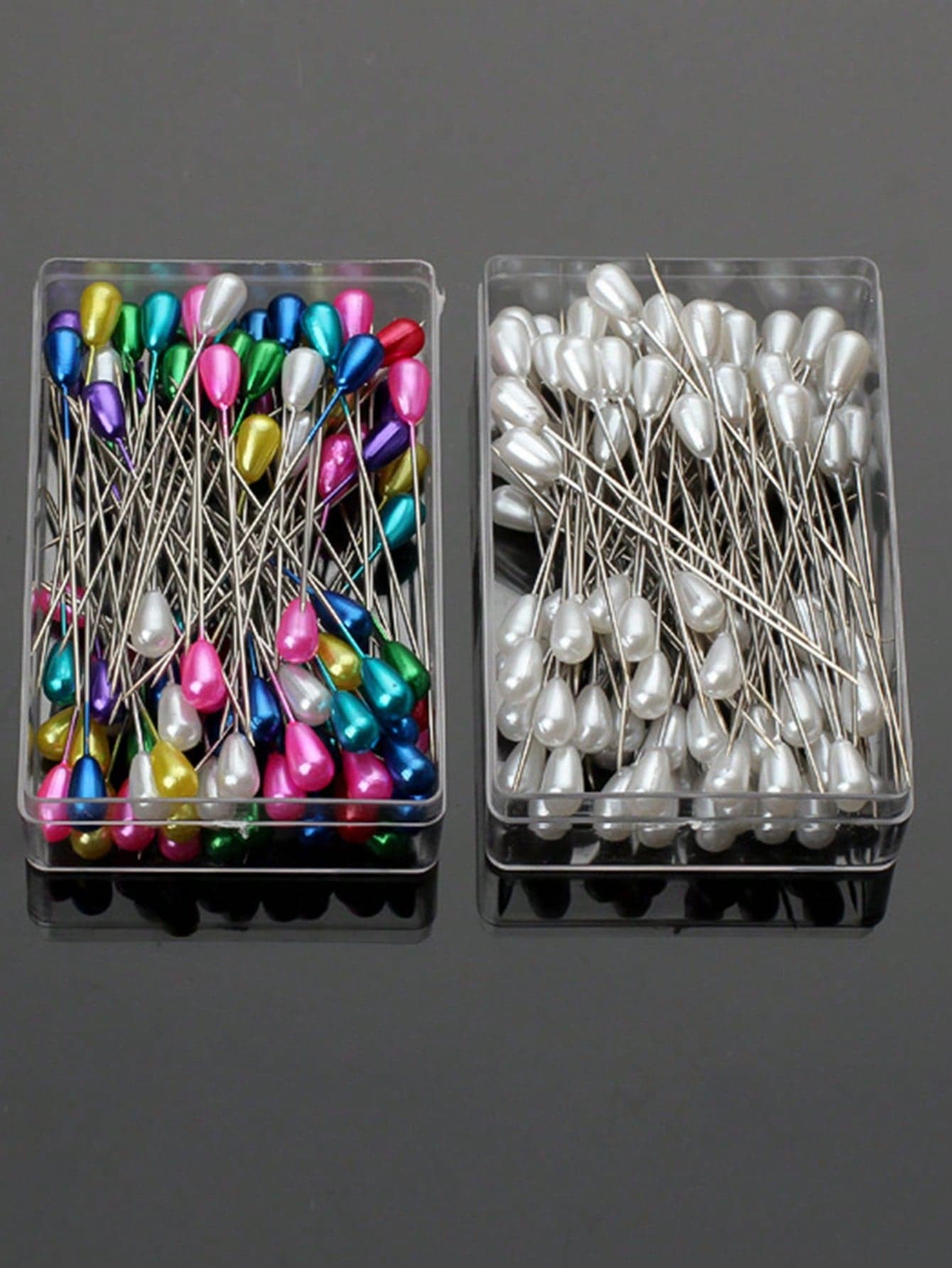 TRIXY 50Pcs/Box Long Hijab Pins, Assorted Colors For Headscarf Fixing Head Scarf Pins Scarf Buckle Women Brooch