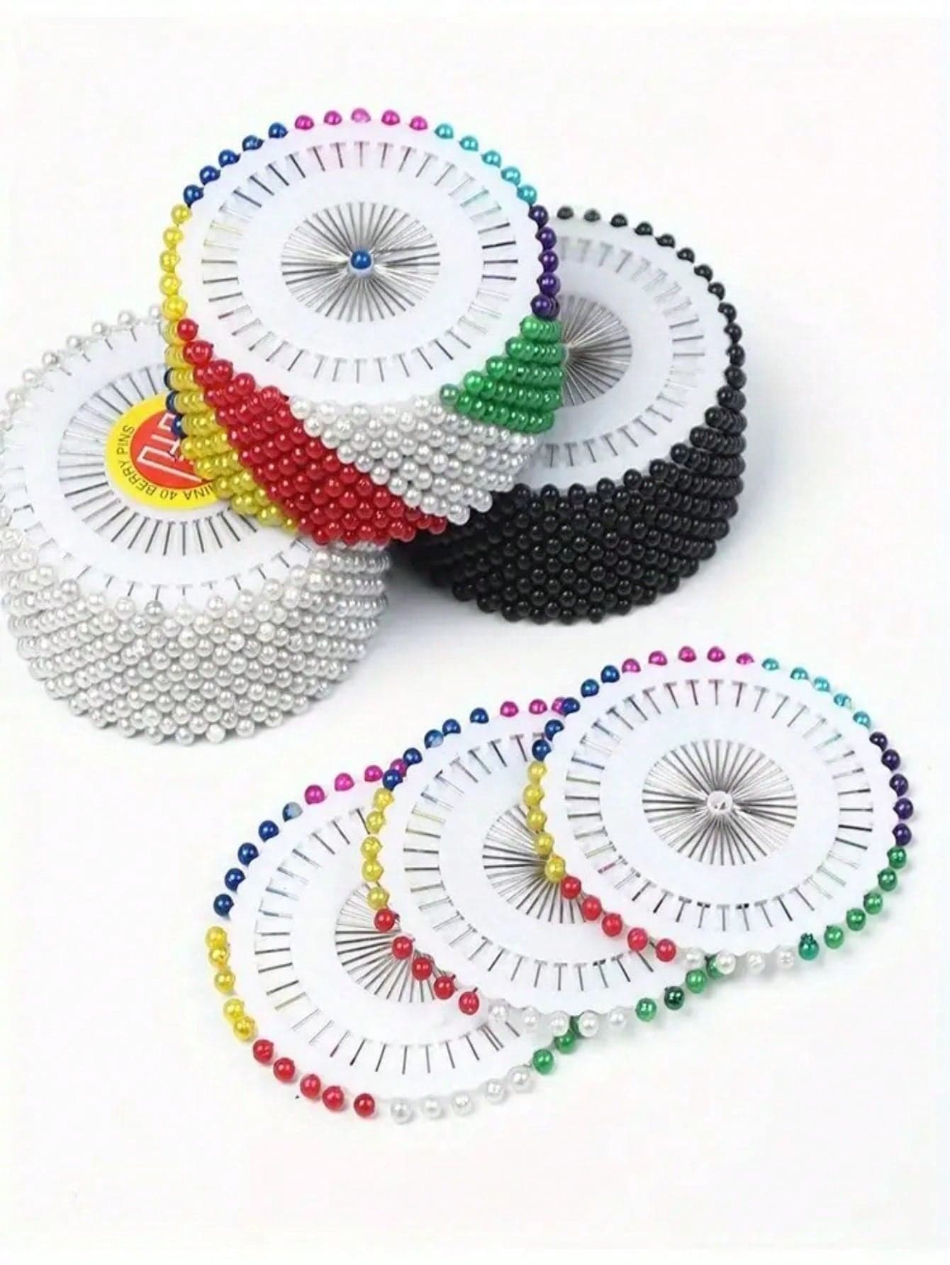 480pcs ABS (ABS Resin) Pearly Headpin, Women Hijab/Scarf Pins Accessories Women Brooch