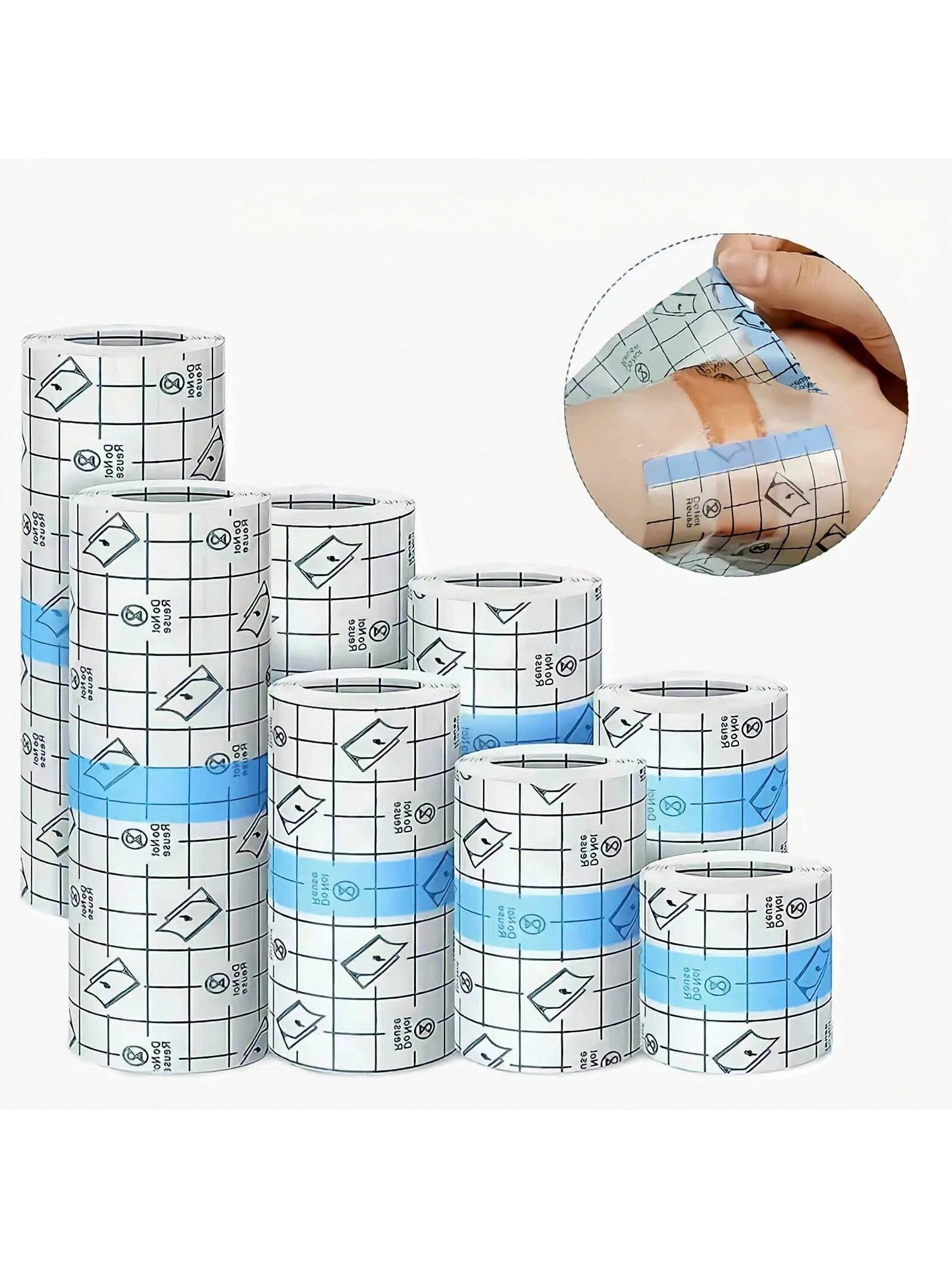 Transparent Adhesive Wrap Tattoo Aftercare Bandage, Waterproof Protective Film Tattoo Bandage Roll, Skin Dressing, For Swimming Tattoo Aftercare Supplies
