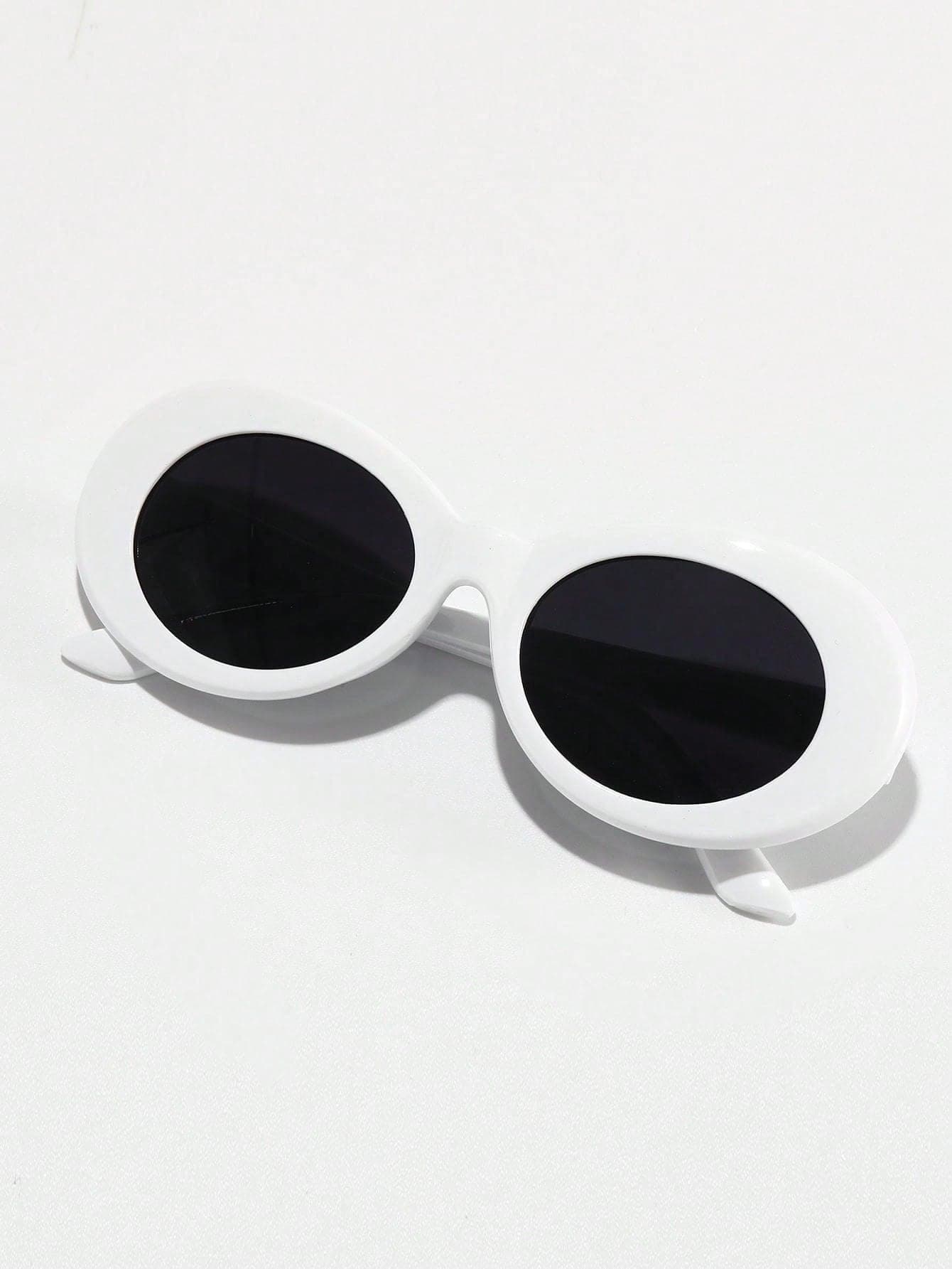 1 Pair Women's Versatile Fashion Glasses, Suitable For Family Outings, Street Style Looks, Fishing, Vacation