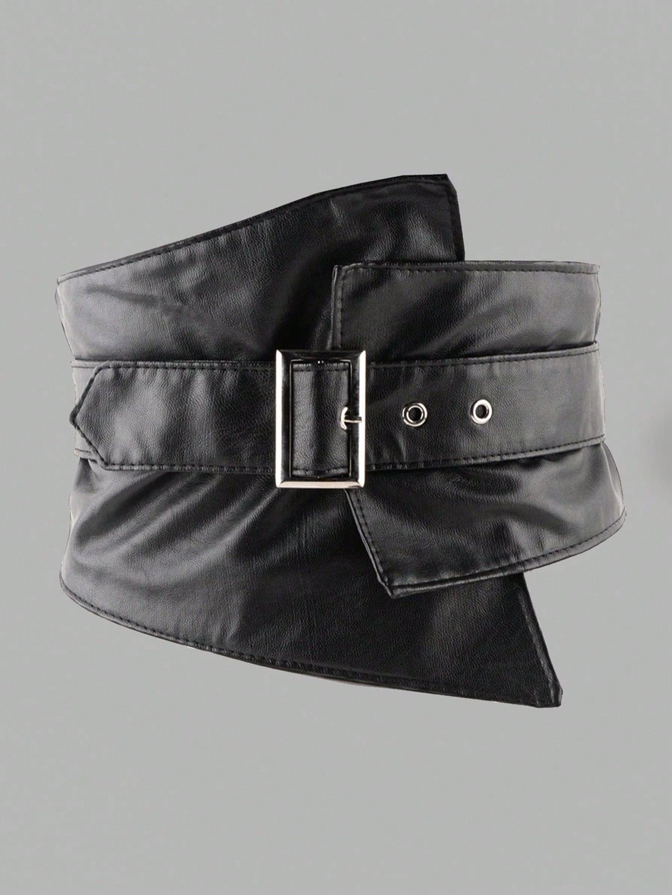 ROMWE Grunge Punk 1pc Women's Renaissance Accessory Dark Sexy Asymmetrical Waist Belt, Suitable For Halloween Party Or Daily Commute