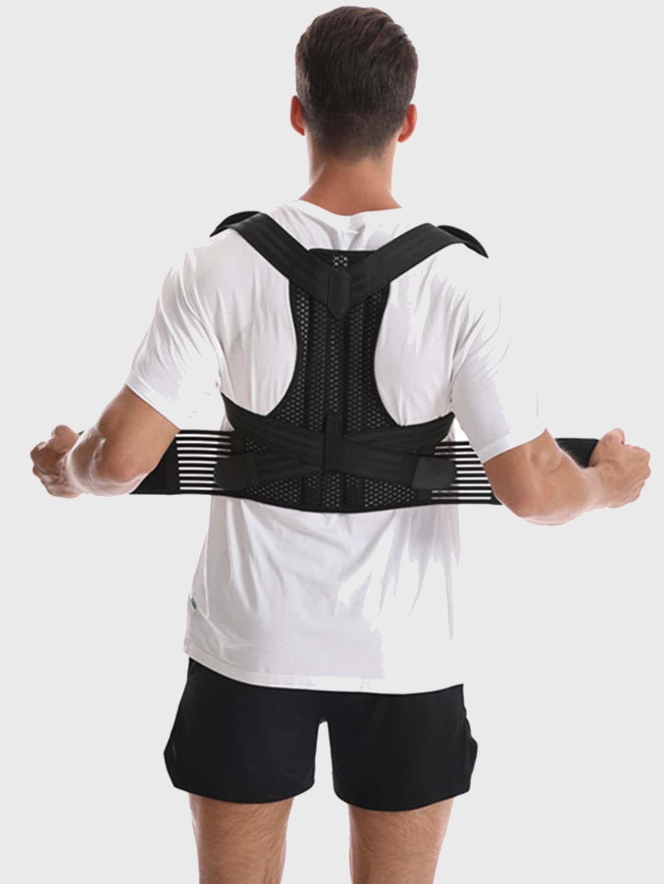 Adjustable Shoulder Straps, Unisex Design, Comfortable & Breathable, Boosts Confidence, Lightweight & Flexible, Suitable For Daily Wear, Office, Sports & Fitness