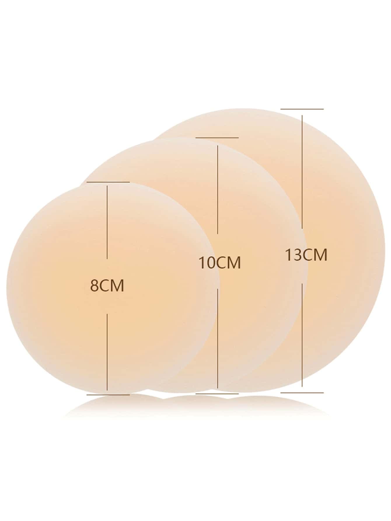 1 Pair Reusable Nipple Covers, 8cm/10cm/13cm, Suitable For Various Occasions