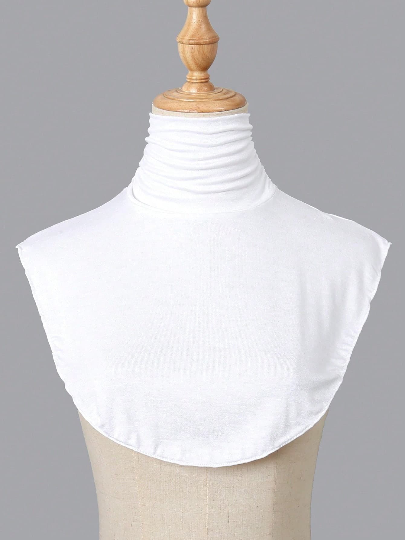 1pc Women Snood Minimalist Casual Solid Colored Viscose Elastic Neck Warmer Dickey For Women, Suitable For Spring, Autumn And Winter