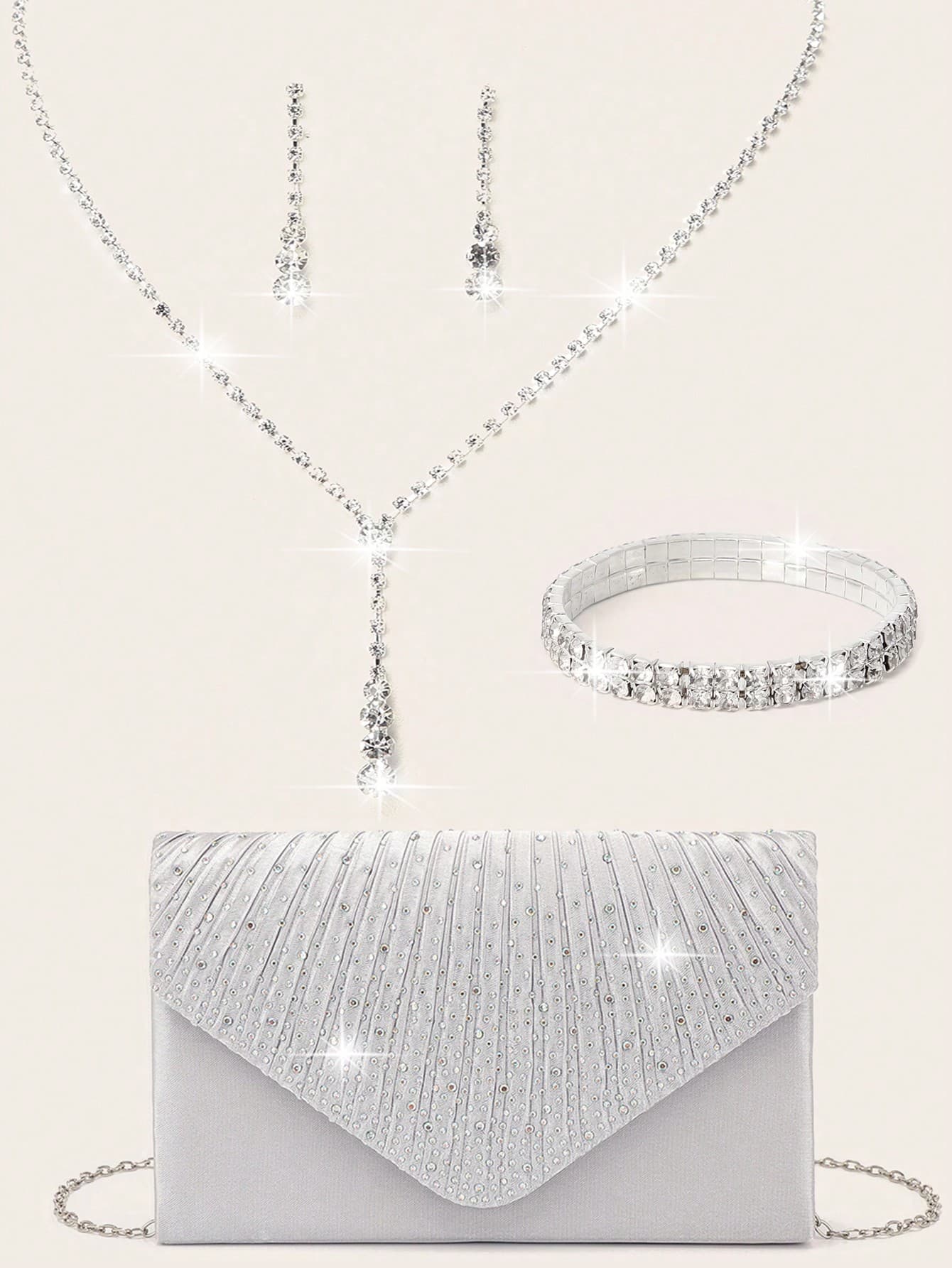 Lightweight Business Casual Rhinestone Decor Bucket Bag, Mini Drawstring Design, Transparent Faux Pearl Bag, Evening Bag, Charming, Elegant And Refined, Low-Key Luxury, Rhinestone Embellished, Suitable For Party Girls, Ladies, Brides, Perfect Match For Party, Gala/Banquet, Christmas Party Dress, Coordinate Perfectly With New Year Outfit, Essential For Weddings, Match Beautifully With Graduation Dress, Prom Dress, Bridesmaid Dress, The Best Elegant Choice For Bridal Shower Gifts.