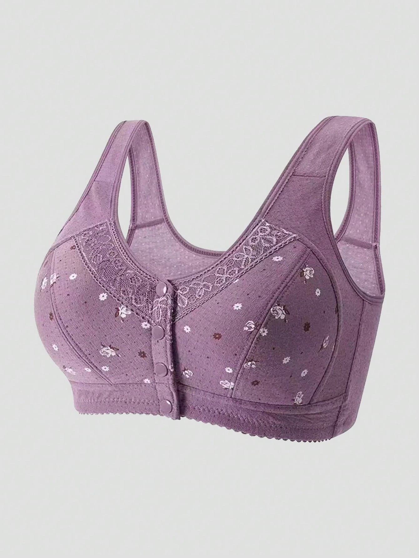 Seamless Wireless Comfort Front-Clasp Women Bra